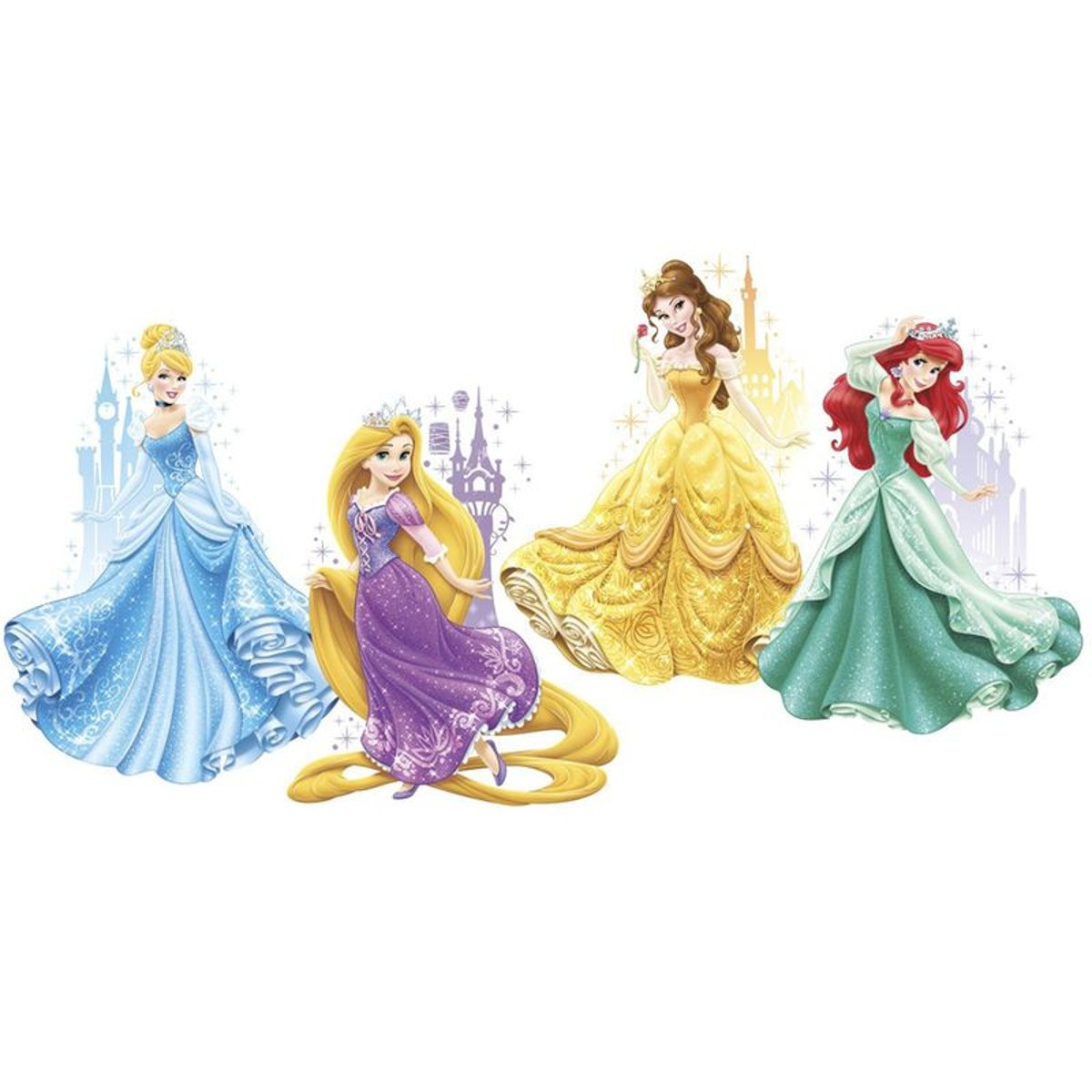 Stickers Princesse Disney Château Repositionnables