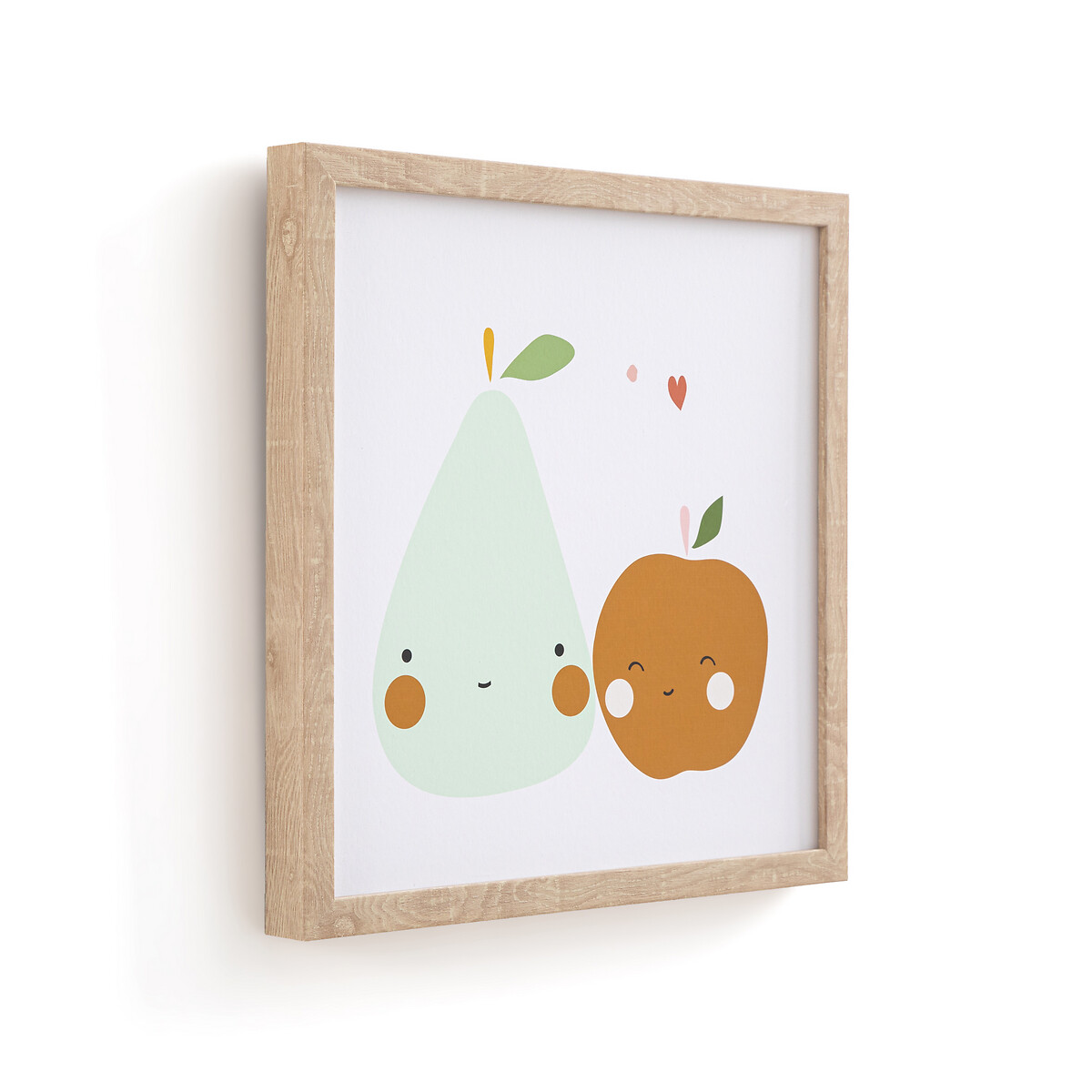 Рамка LaRedoute Детская с рисунком яблокогруша Fruta единый размер разноцветный - фото 2