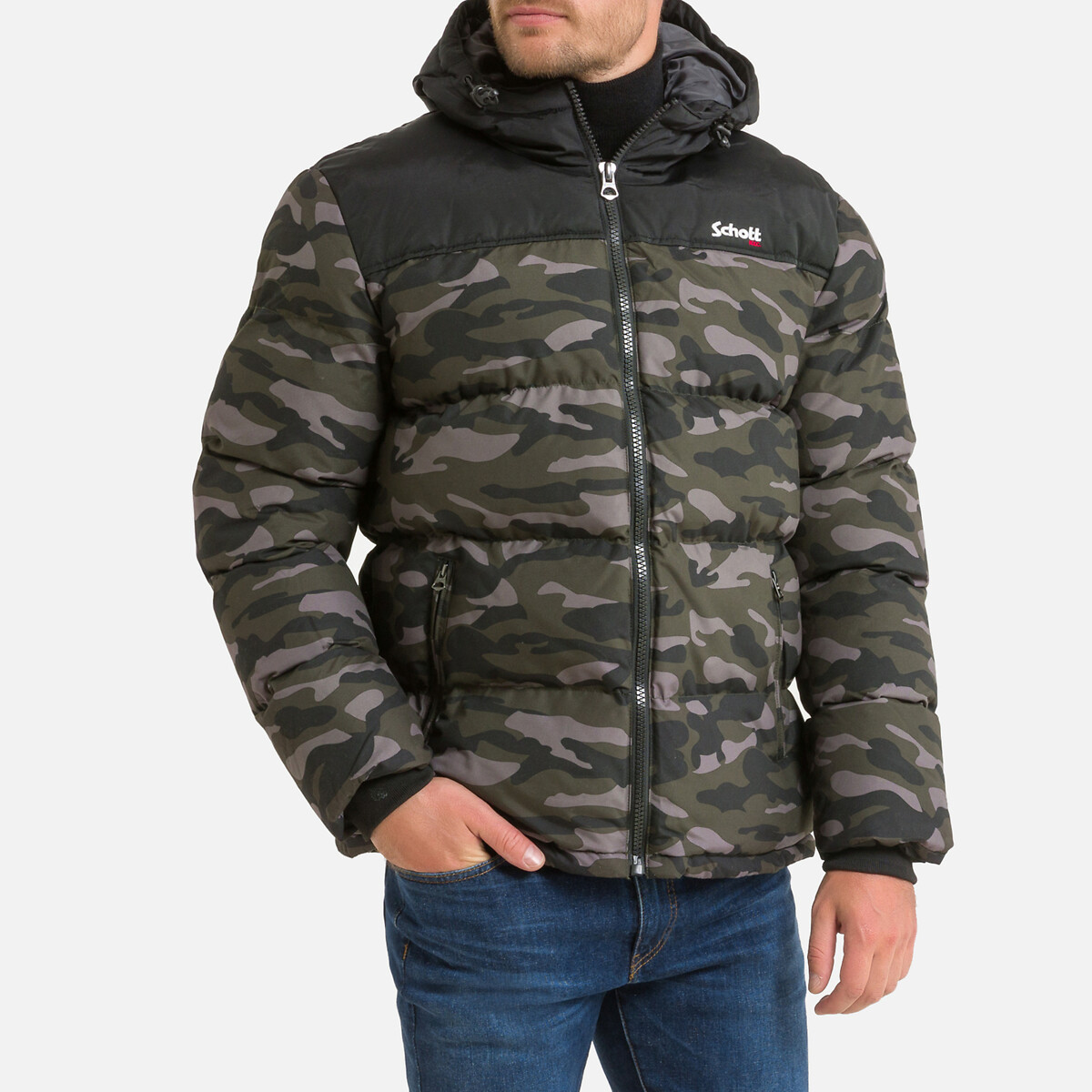 

Куртка SCHOTT, Разноцветный, Стеганая двухцветная с капюшоном Utah 2 M разноцветный