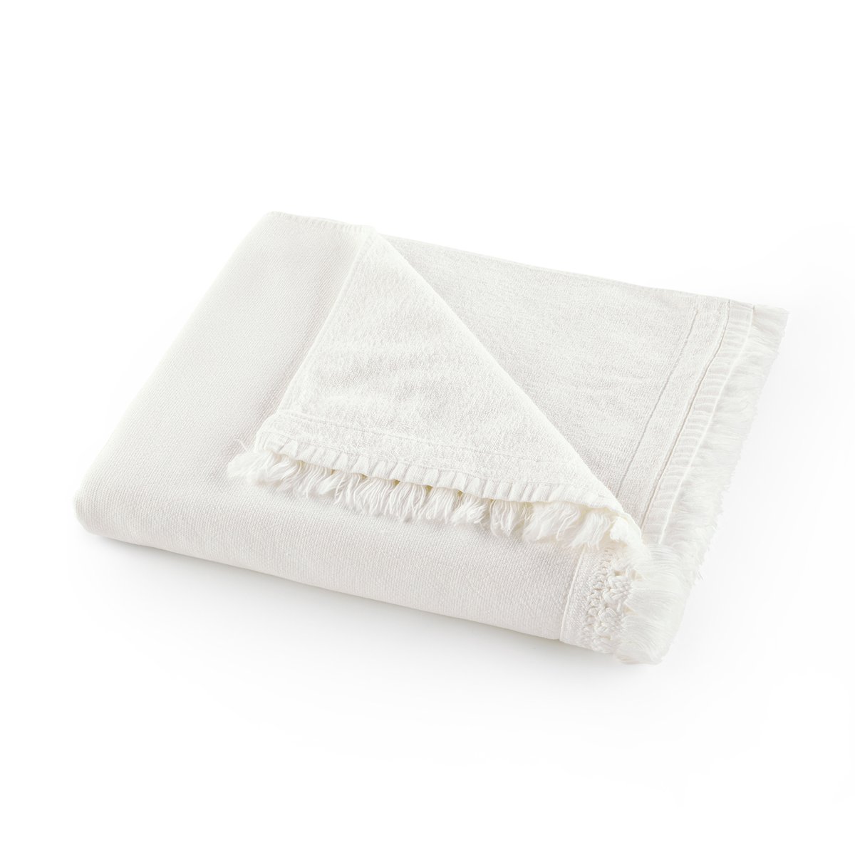 

Полотенце La Redoute, Белый, Большое банное из хлопка и льна Kiramy 100 x 150 см белый