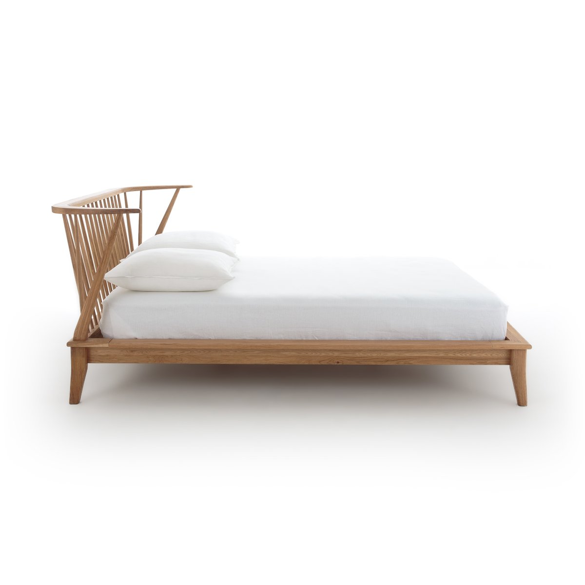 Кровать La Redoute Из массива дуба Windsor 160 x 200 см каштановый, размер 160 x 200 см - фото 3