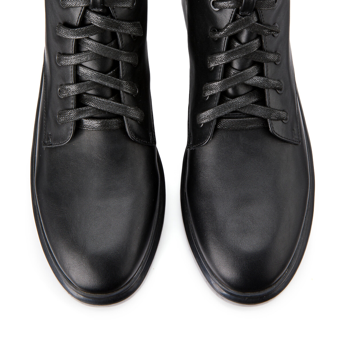 Ботинки LaRedoute На низком каблуке 38 черный, размер 38 - фото 2