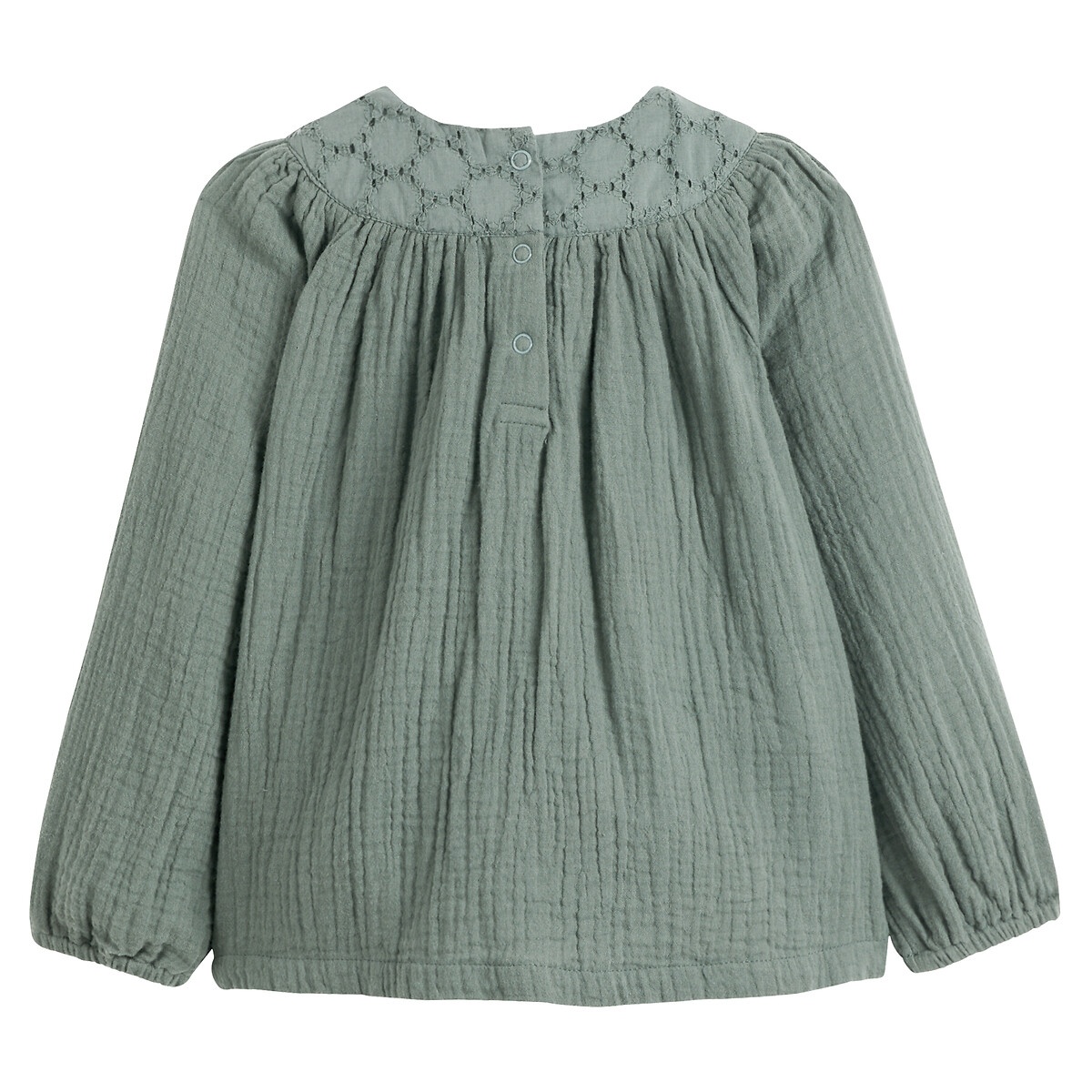 

Блузка LaRedoute, Зеленый, Блузка из двухслойного муслина и английской вышивки 5 лет - 108 см зеленый