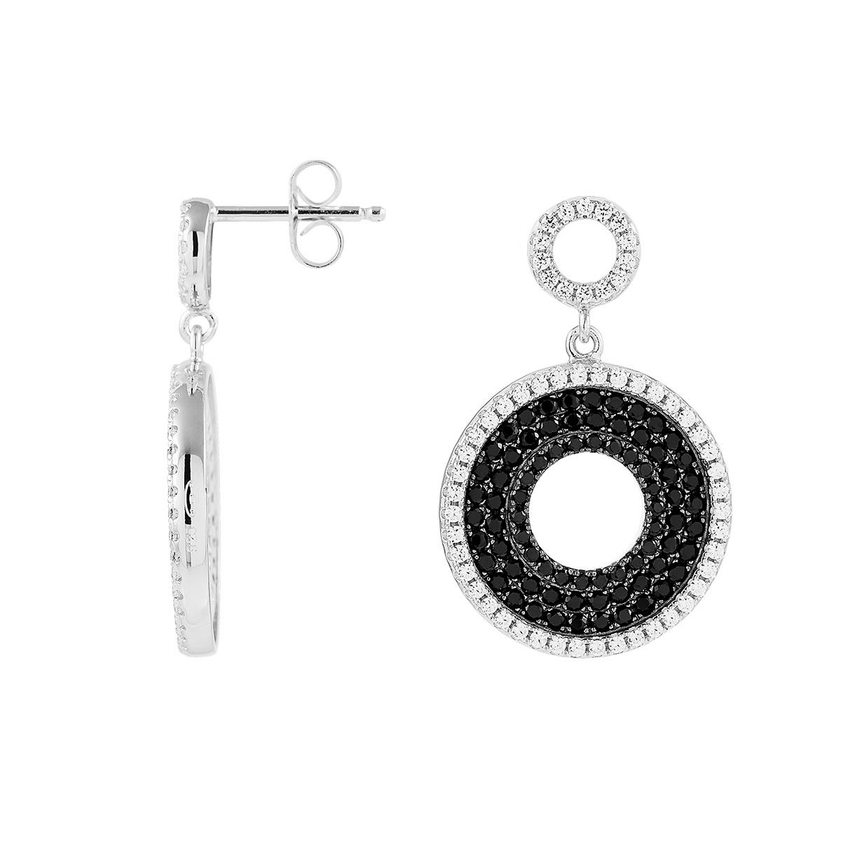Boucles d'oreilles Argent 925/1000 Oxyde