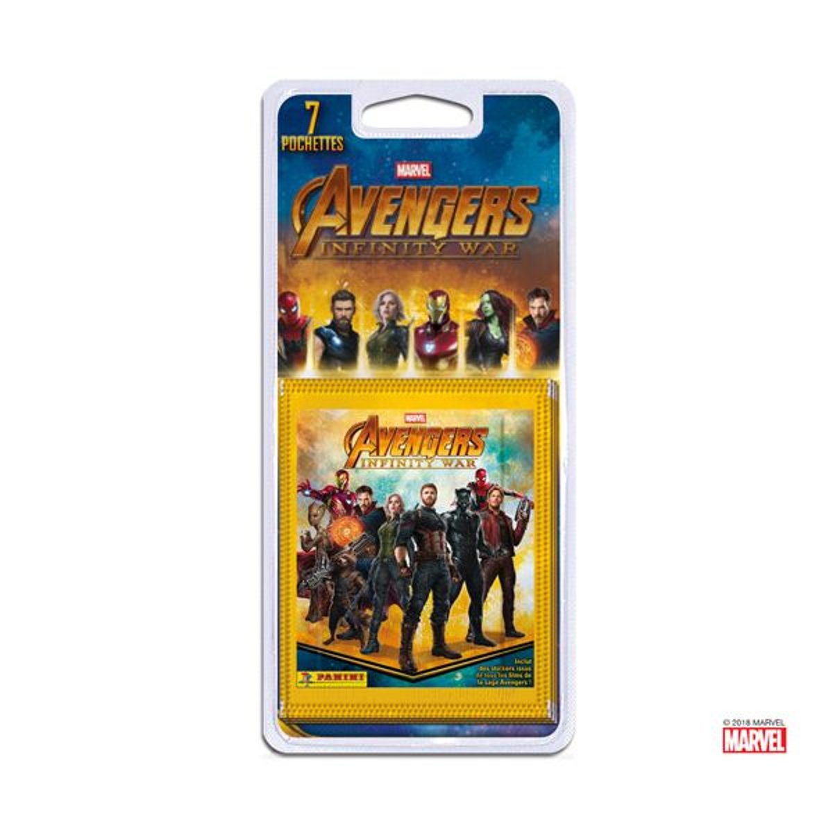 7 Pochettes Avengers Infinity War 1