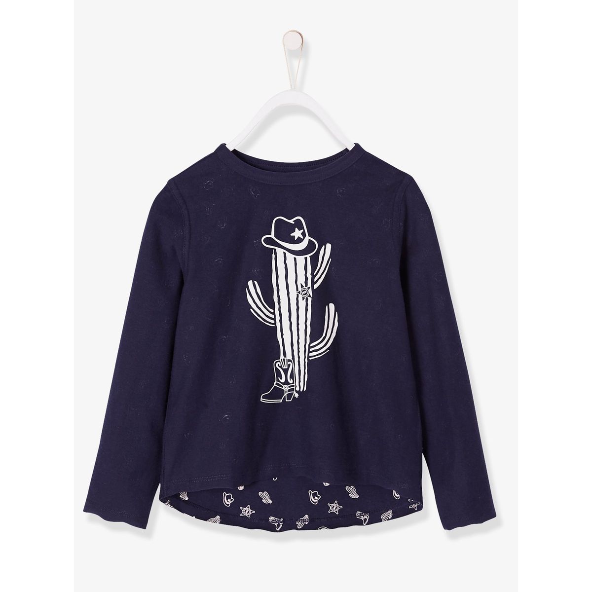 T-shirt garçon réversible motifs cow-boy