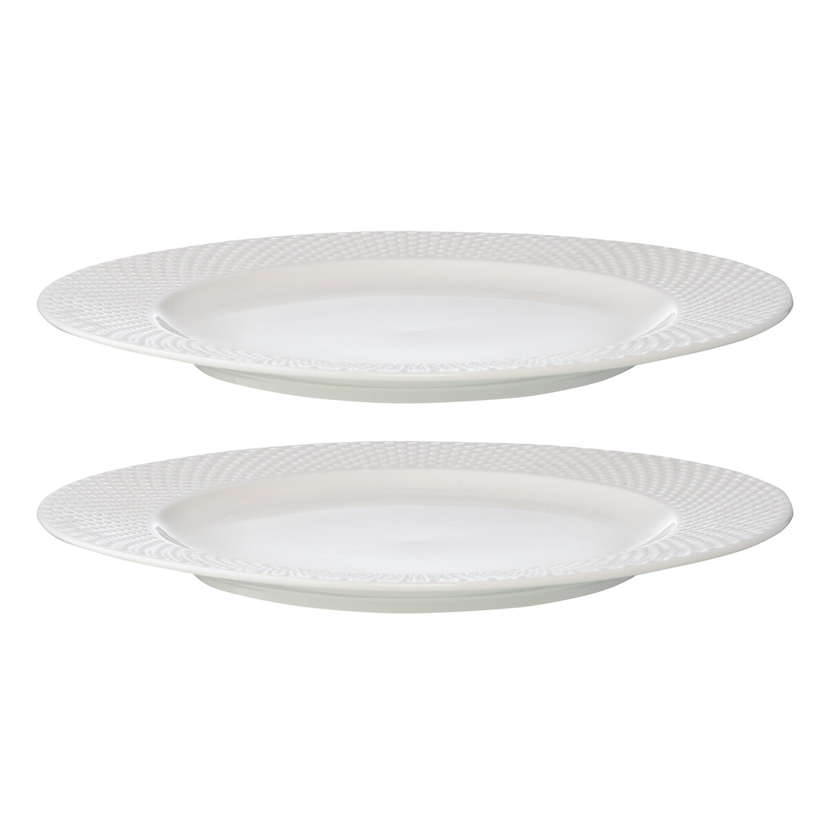 Набор из двух тарелок Essential 27см единый размер белый набор из двух тарелок бежевого цвета из коллекции essential 20см единый размер бежевый