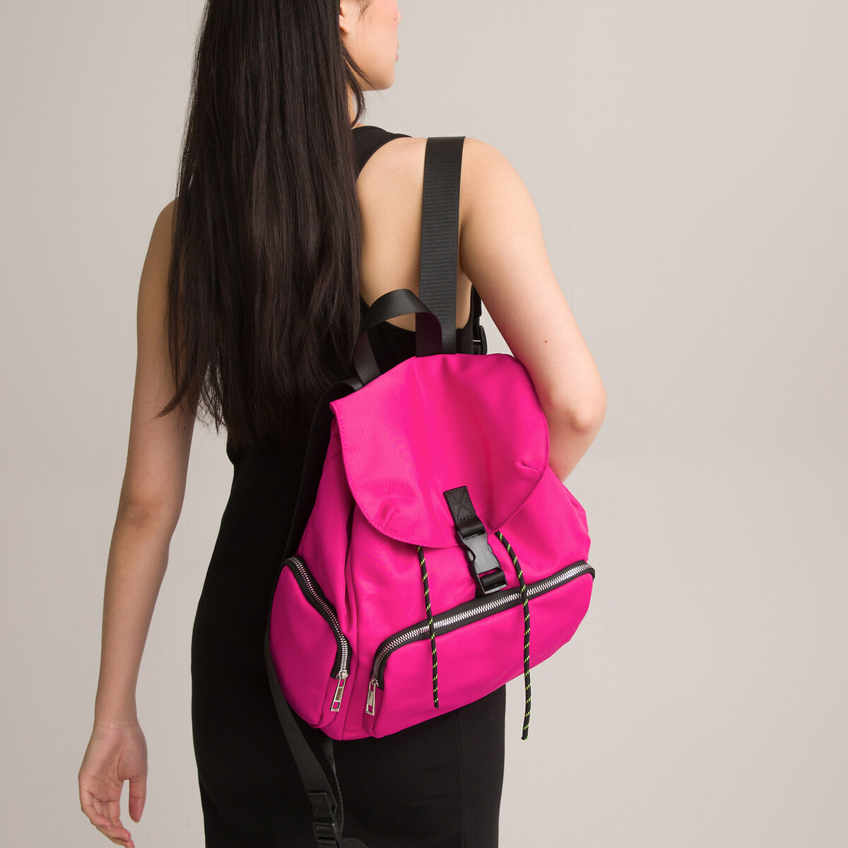 Рюкзак С тремя карманами единый размер розовый