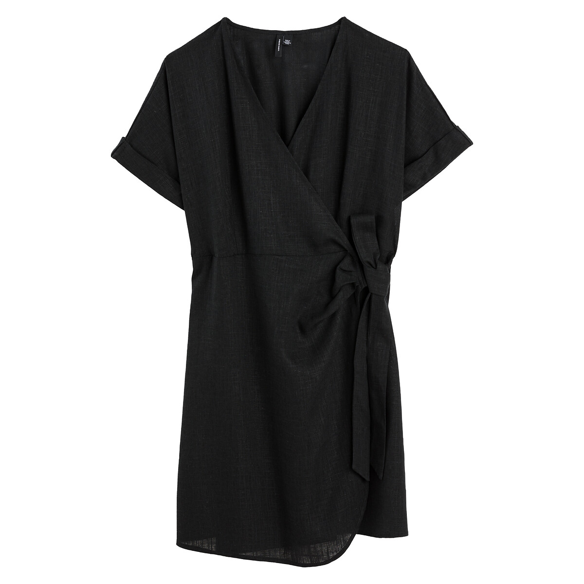 Платье с запахом короткое XS черный платье с запахом короткое xs черный