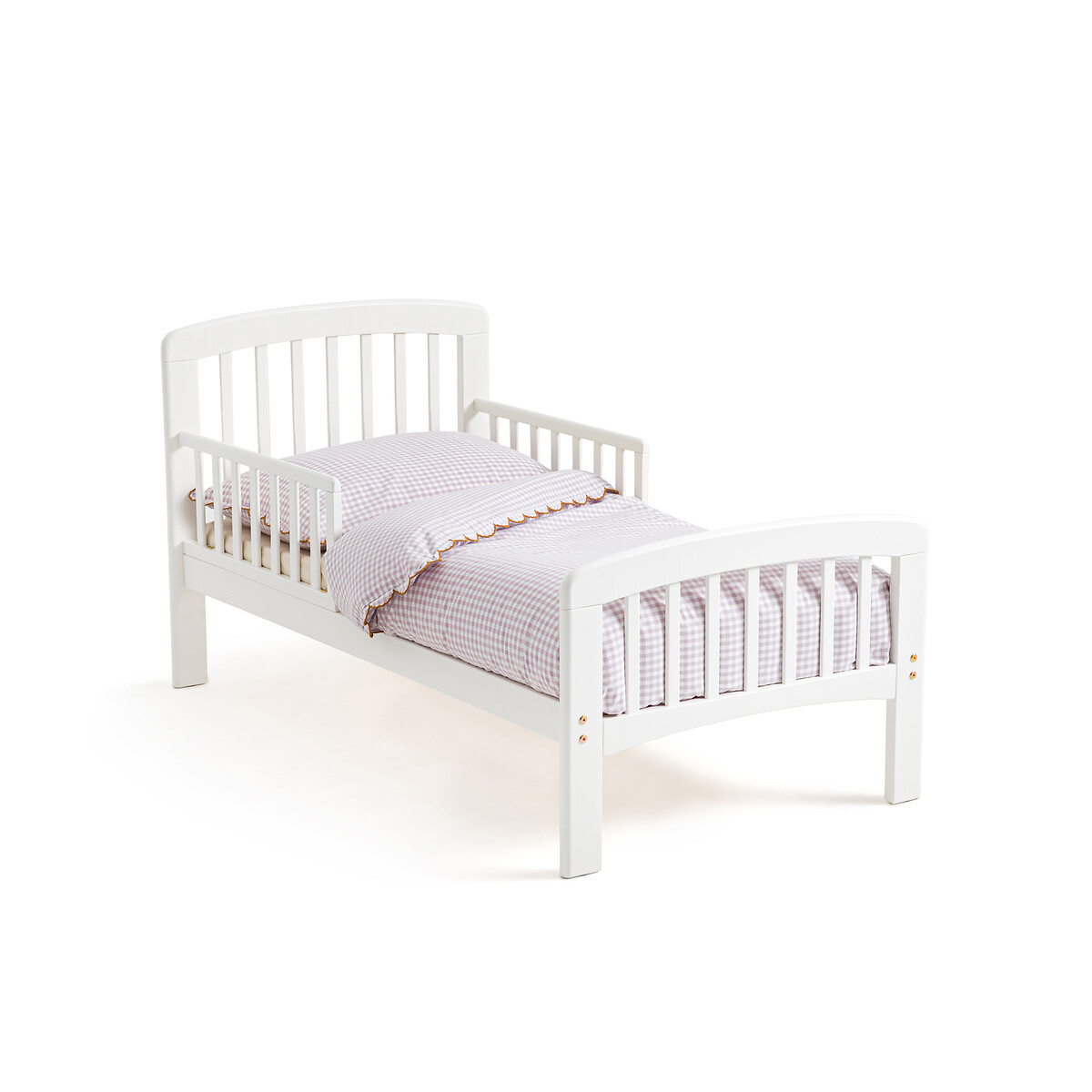 Кровать детская из березы Soti  70 x 140 см белый LaRedoute, размер 70 x 140 см - фото 1