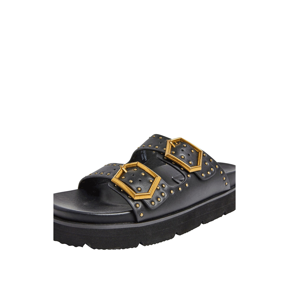 

Туфли LaRedoute, Черный, Туфли без задника с двумя ремешками Pola Studs 37 черный