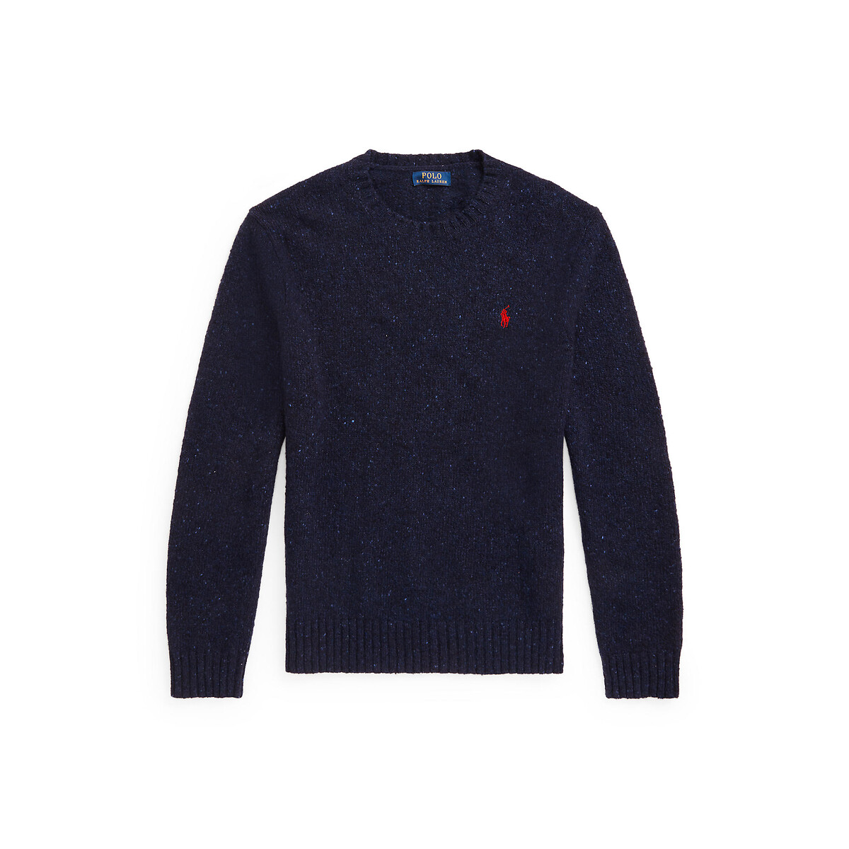 Пуловер POLO RALPH LAUREN С круглым вырезом из тонкого трикотажа S синий, размер S - фото 4