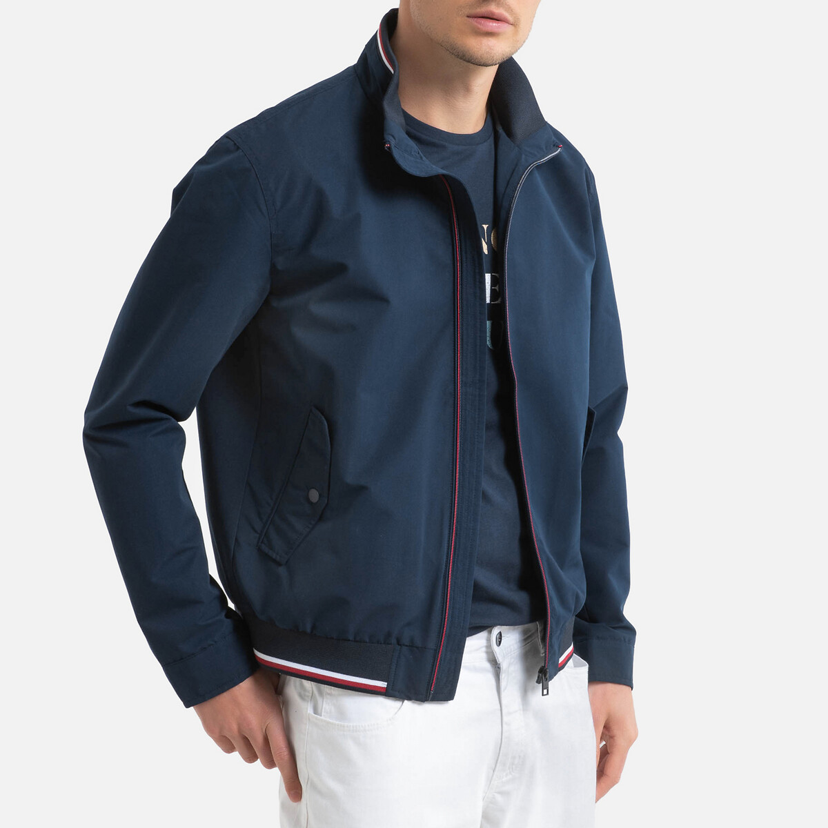 Куртка LaRedoute С воротником-стойкой Harrington Carman S синий, размер S - фото 1