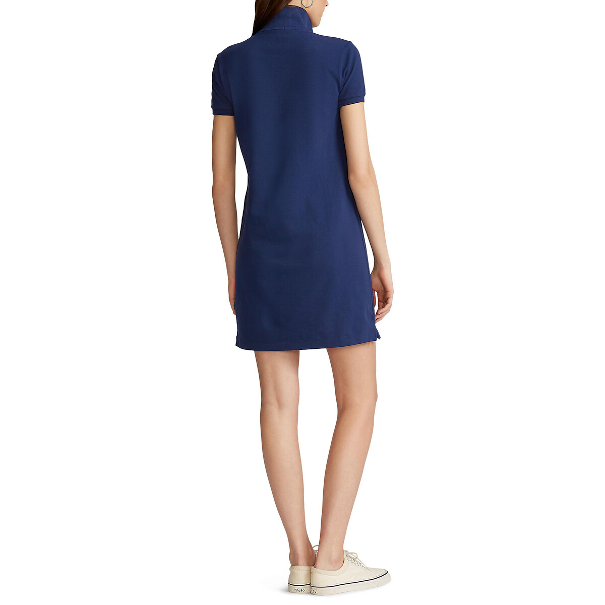 Платье-поло POLO RALPH LAUREN Короткое с короткими рукавами XS синий, размер XS - фото 3