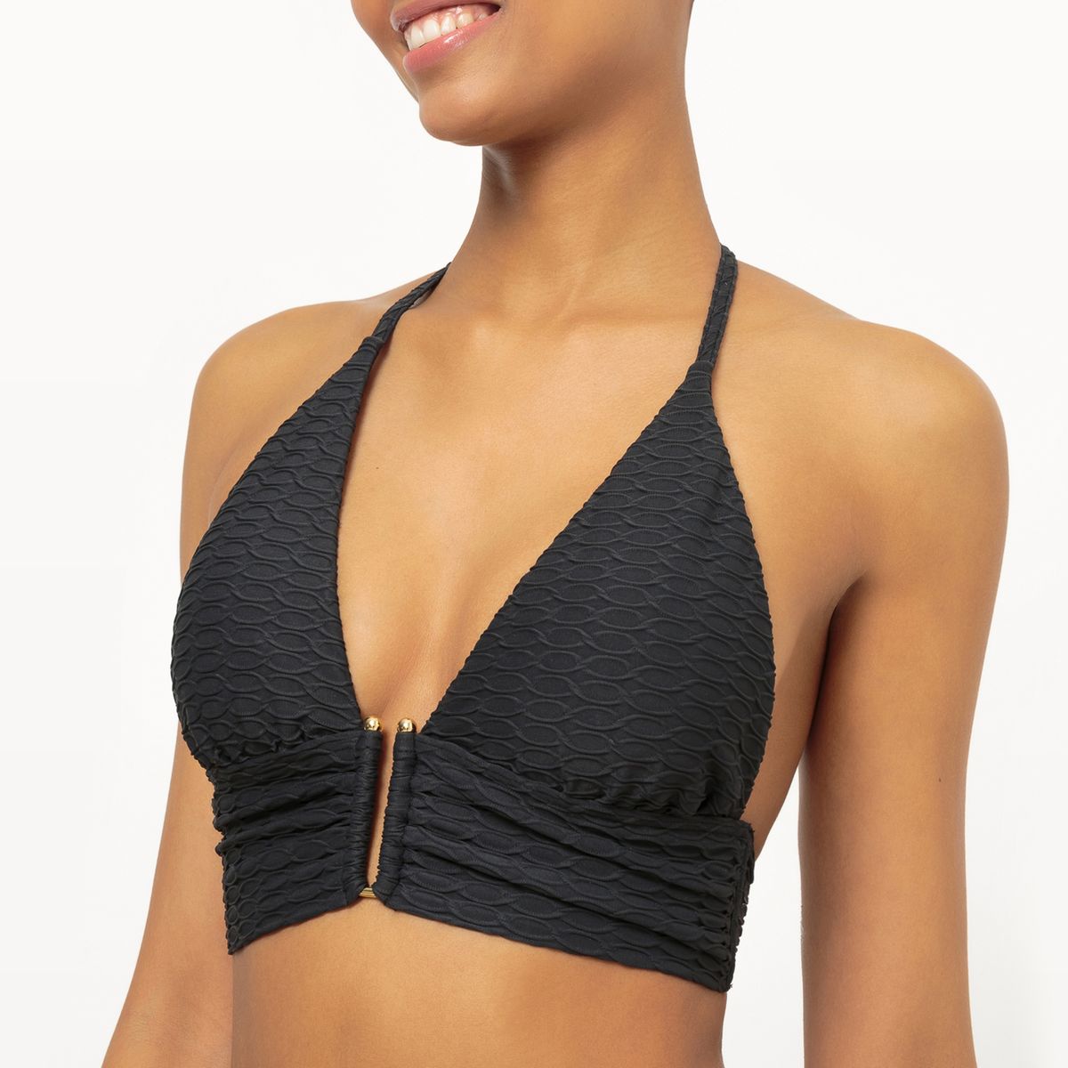 Haut de maillot de bain avec bijoux