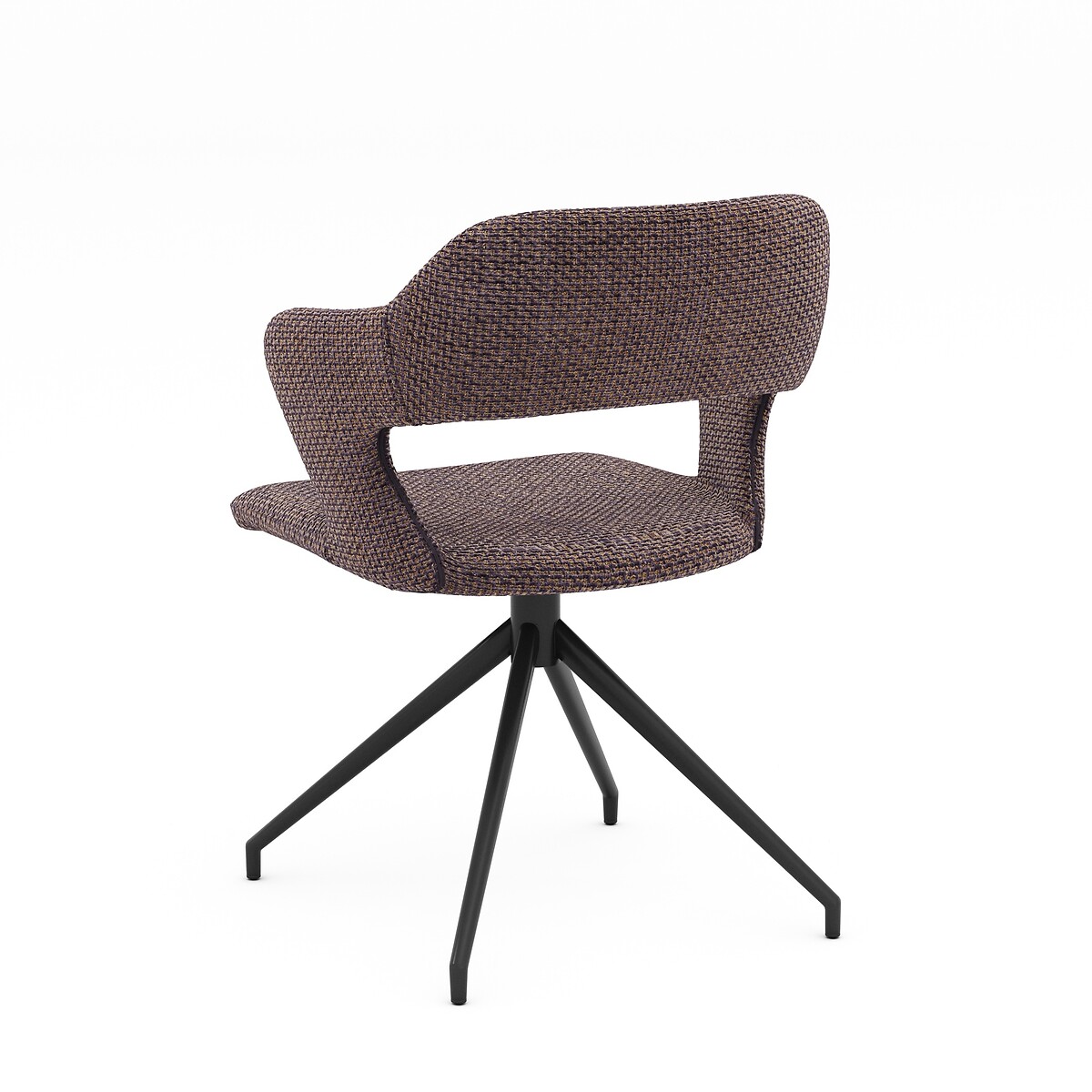 Кресло La Redoute Для стола вращающееся Asyar единый размер фиолетовый - фото 4