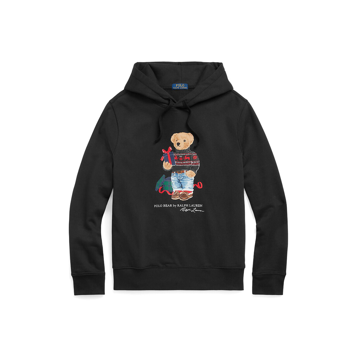 

Свитшот LaRedoute, Черный, Свитшот с капюшоном с принтом gift bear XL черный