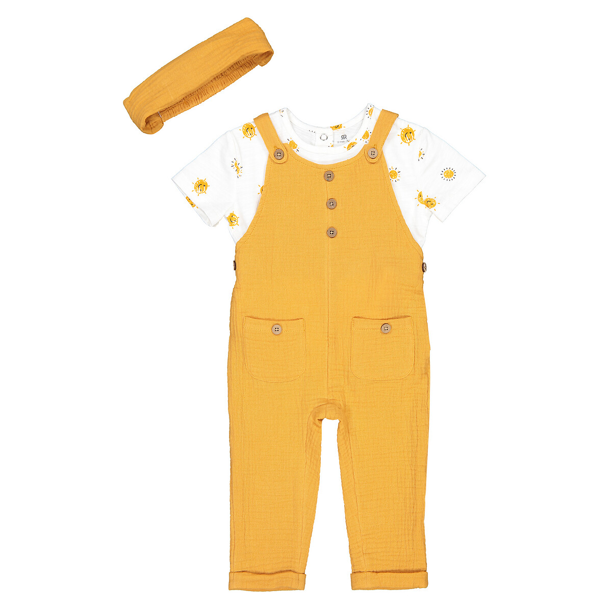 

Комплект из 3 вещей 1 LA REDOUTE COLLECTIONS, Желтый, Мес-3 года 2 года - 86 см желтый