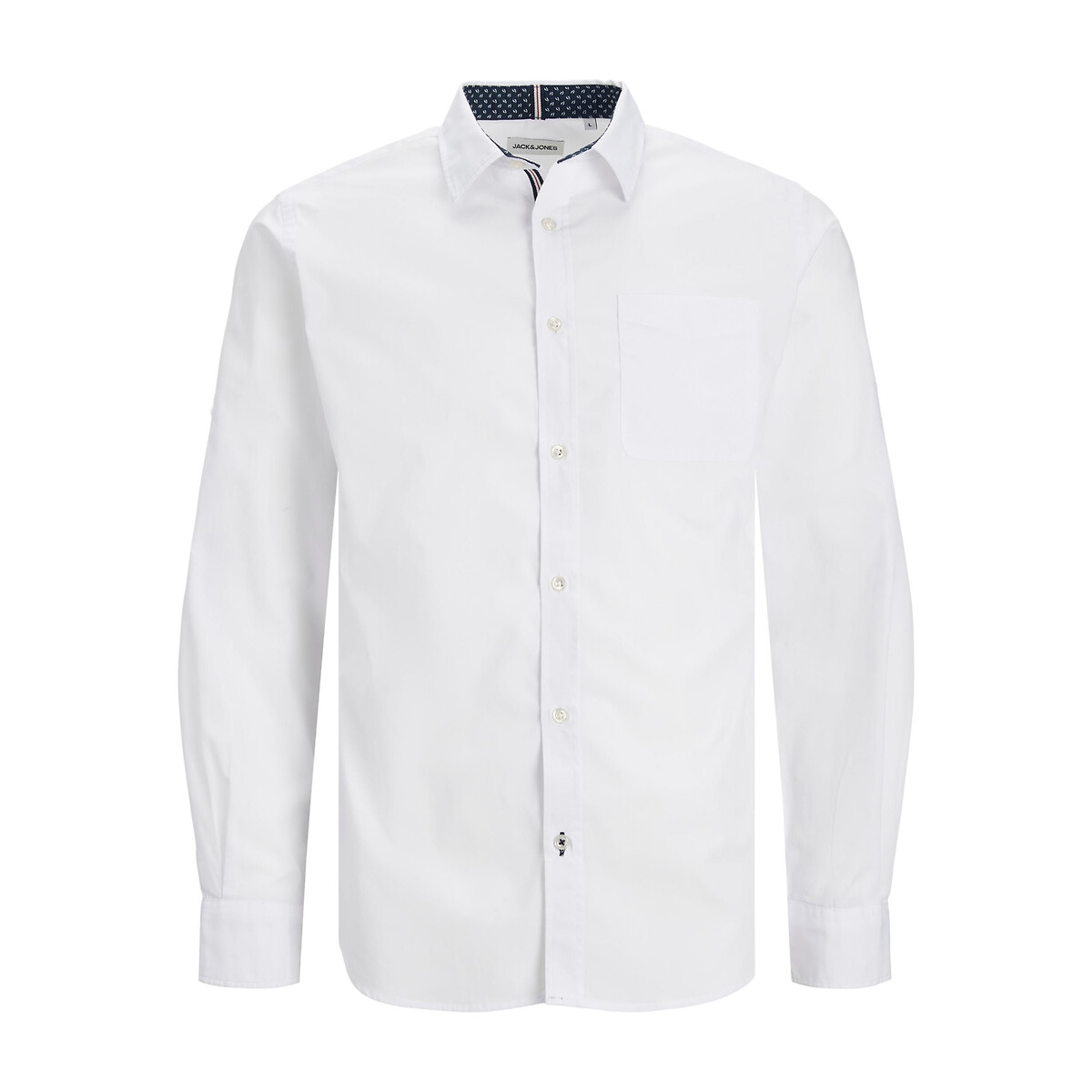 Рубашка С длинными рукавами Jjplain XL белый LaRedoute, размер XL