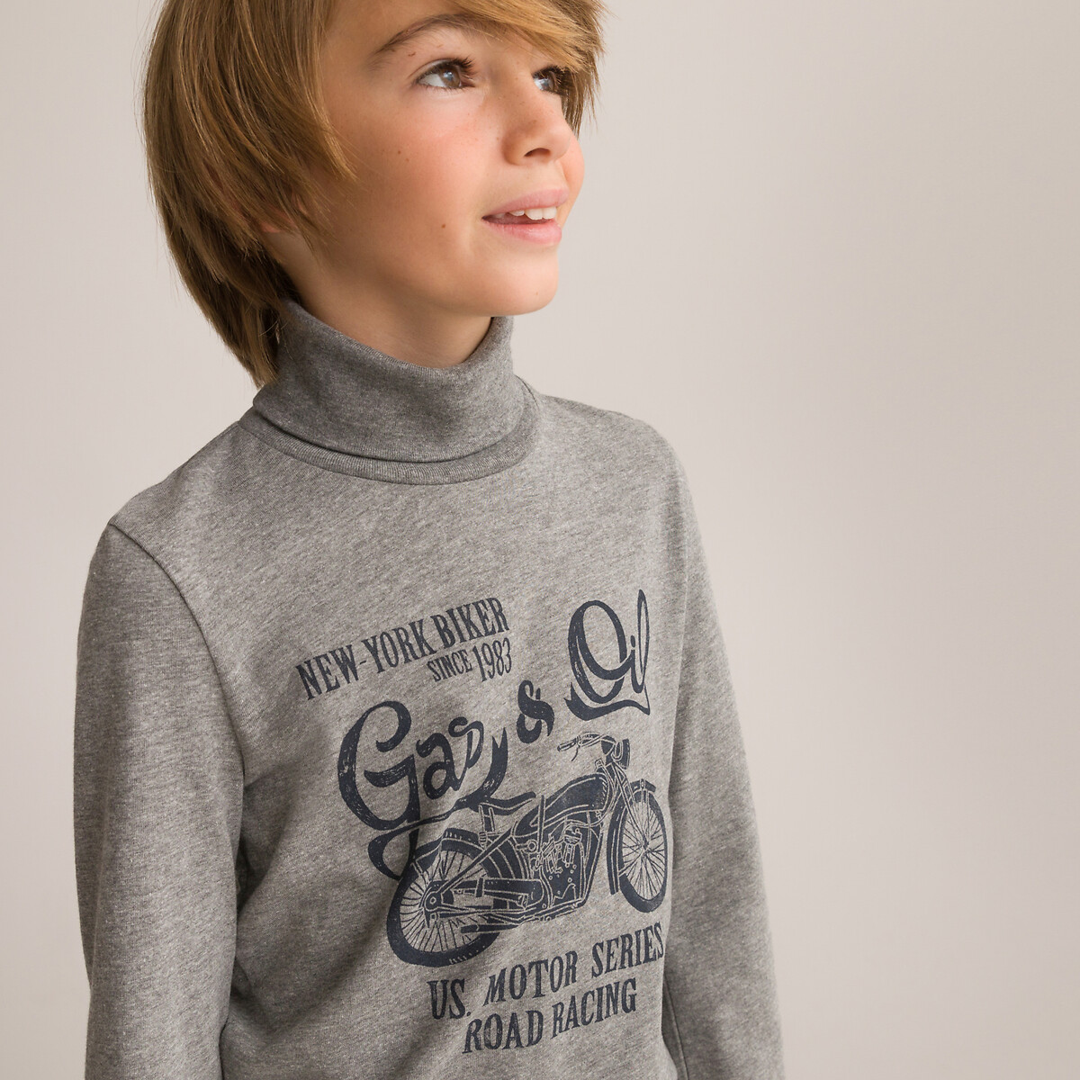 Комплект из 3 тонких пуловеров С воротником-стойкой 3-14 лет 5 серый