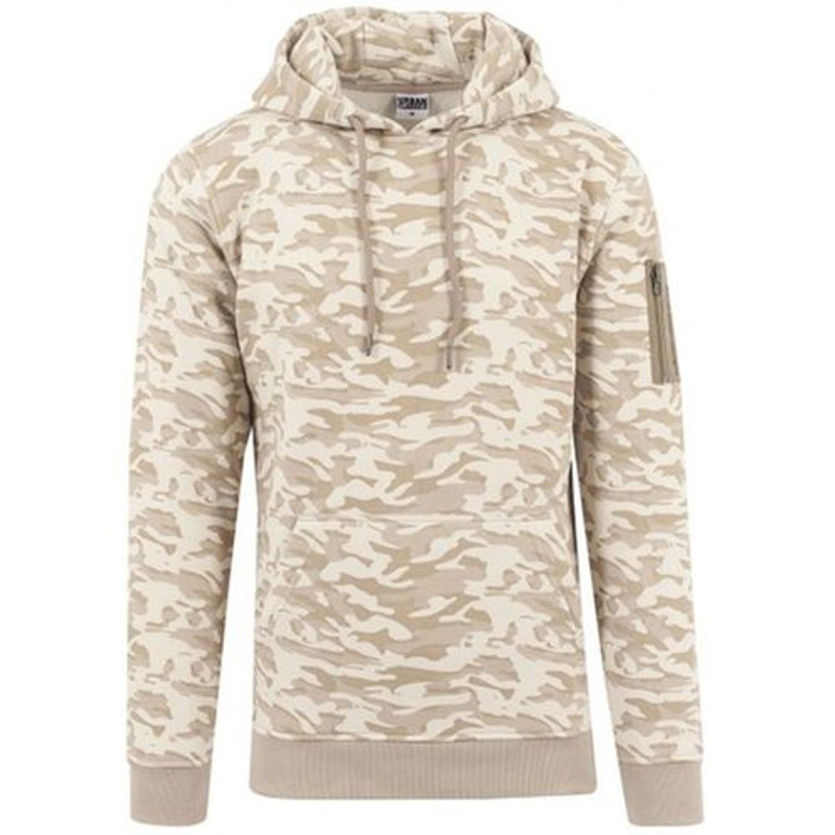 Sweat bomber à capuche imprimé camo