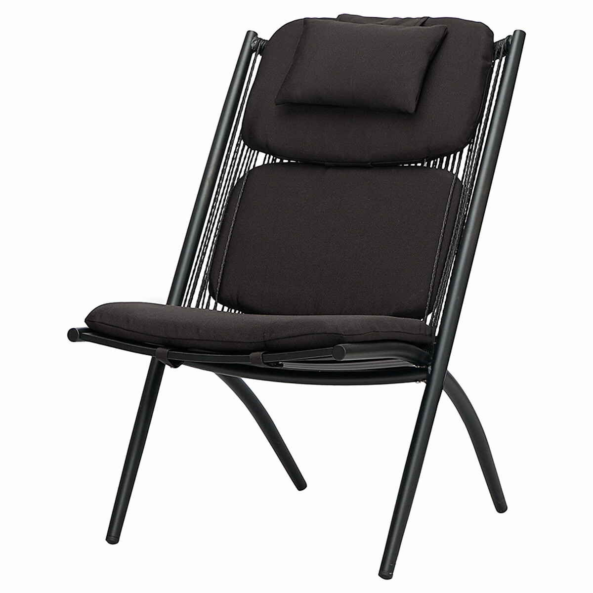 Кресло Hakon единый размер черный кресло hakon 600×800×850 мм искусственный ротанг цвет чёрный
