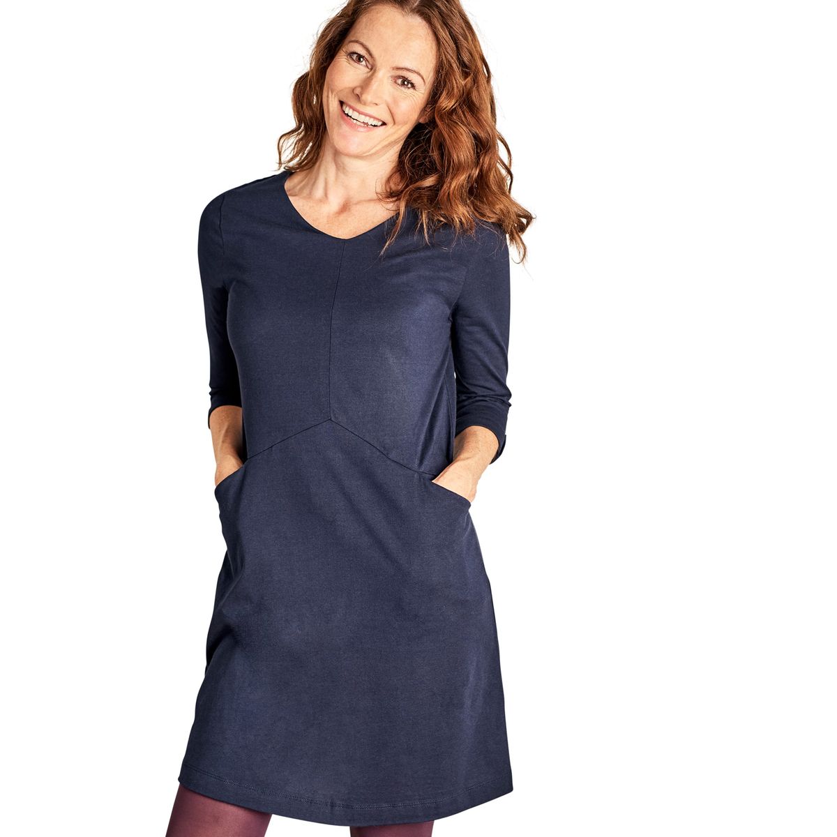 Robe-Tunique À Manches 3/4