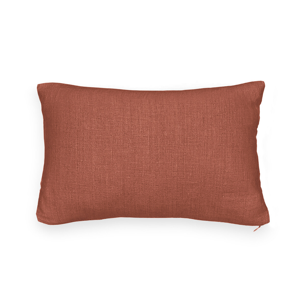 Чехол LA REDOUTE INTERIEURS Для подушки из стираного льна Onega 40 x 40 см каштановый, размер 40 x 40 см - фото 2