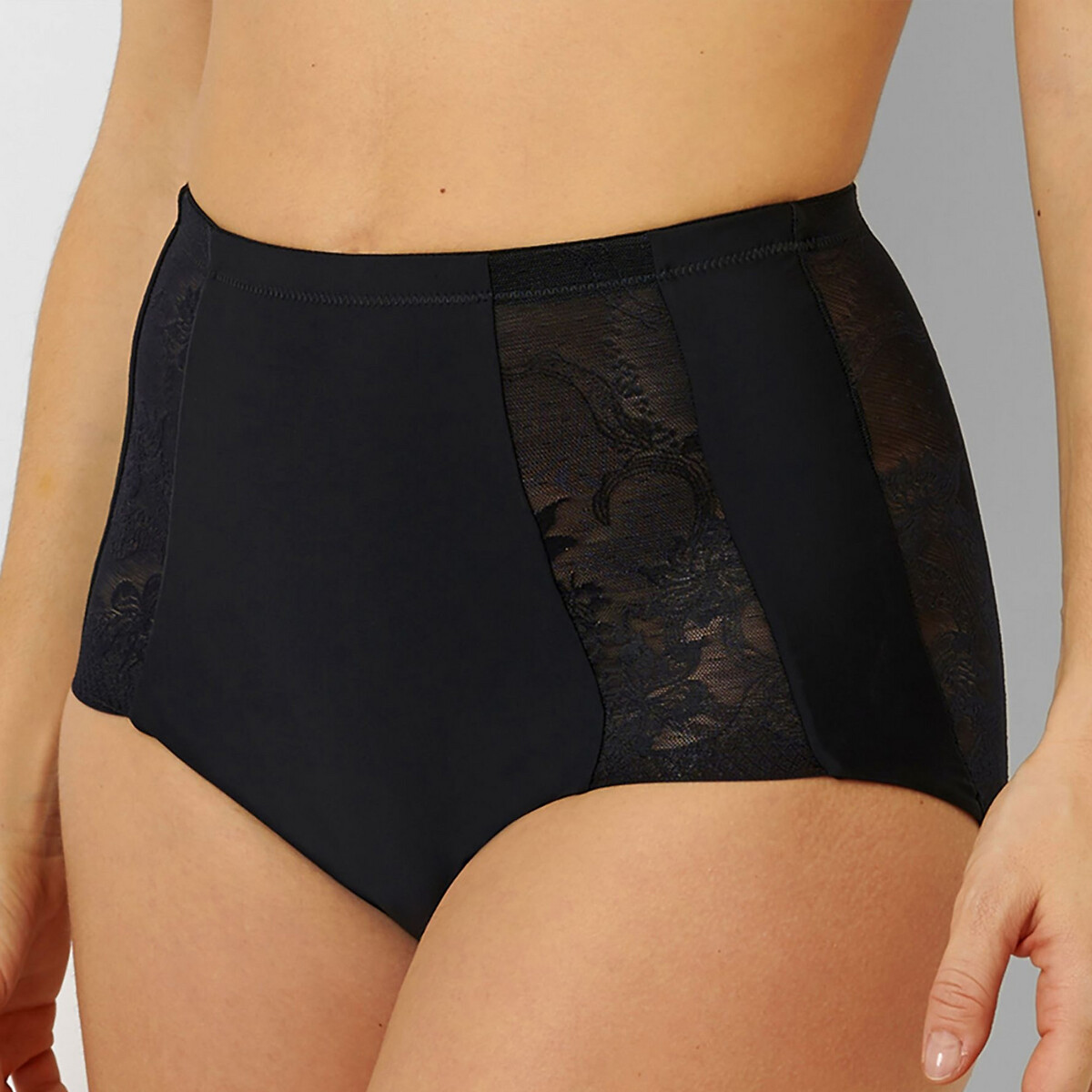 

Трусы LaRedoute, Черный, С высокой талией моделирующие Perfect Shape 46/48 (FR) - 52/54 (RUS) черный