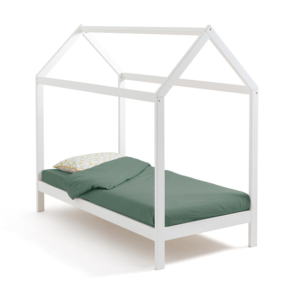 Кровать-шатер Из массива сосны Archi 90 x 190 см белый