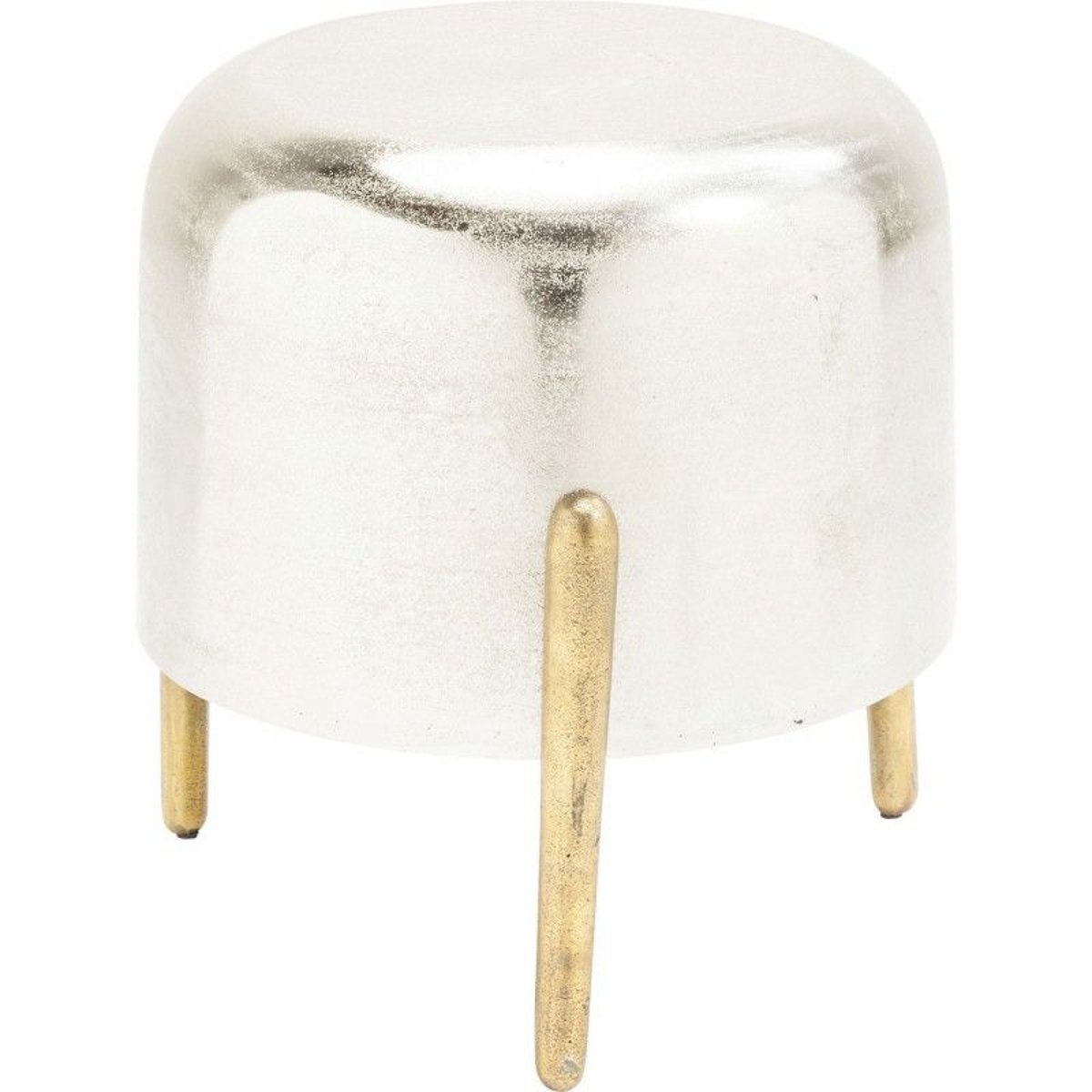 Tabouret Lumpy argenté Kare Design