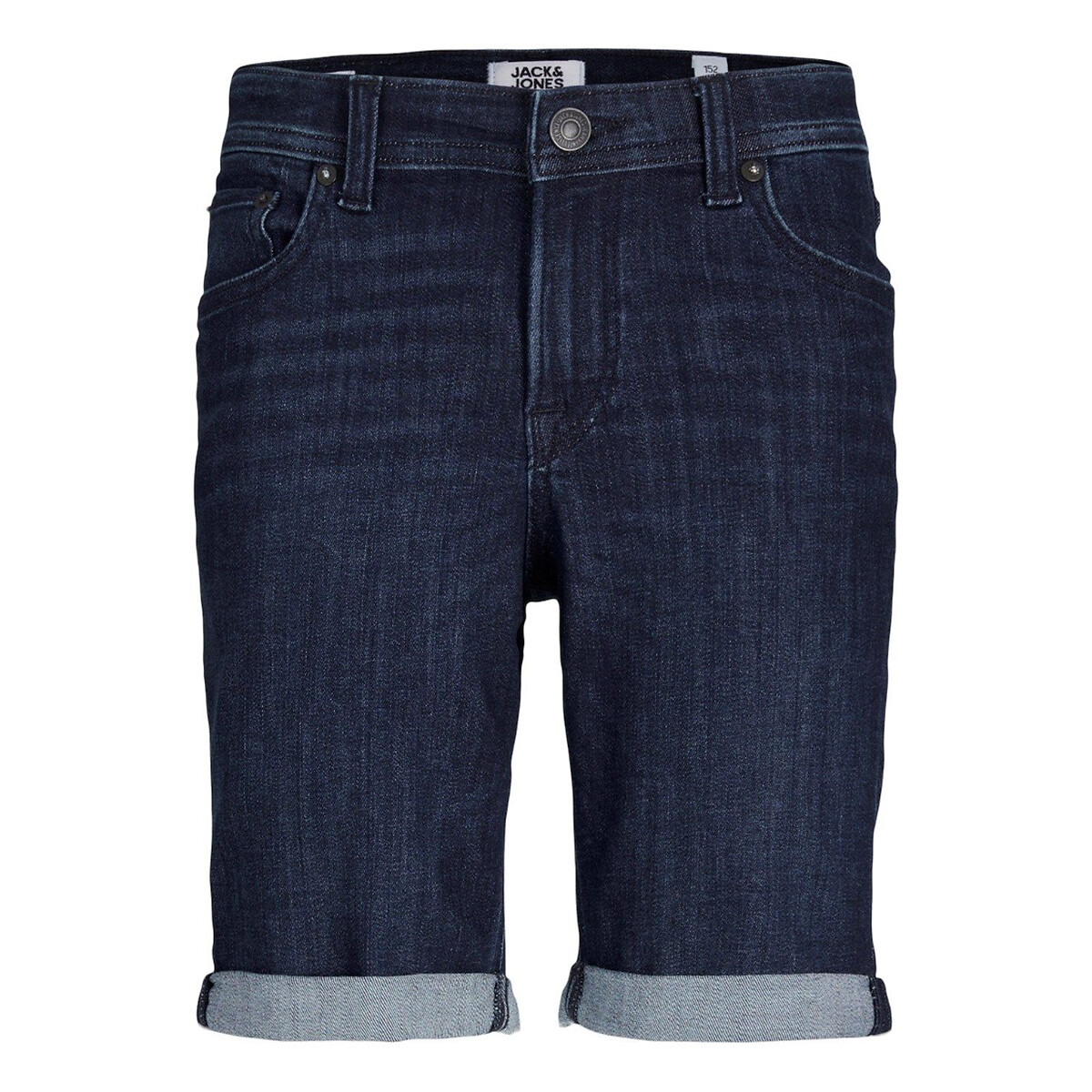 Бермуды из джинсовой ткани  13 синий LaRedoute, размер 13