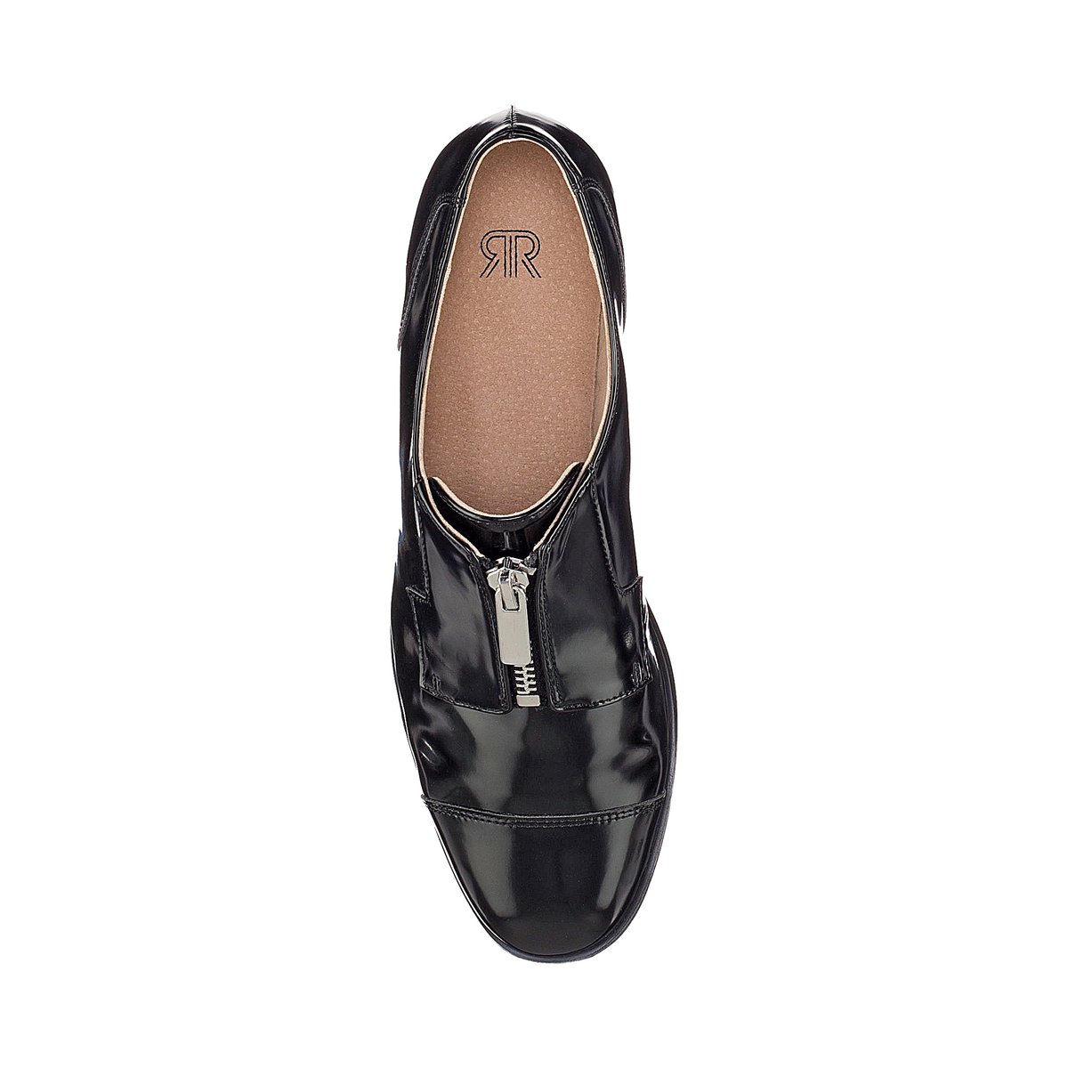 Ботинки-дерби La Redoute С застежкой на молнию 37 черный, размер 37 - фото 4