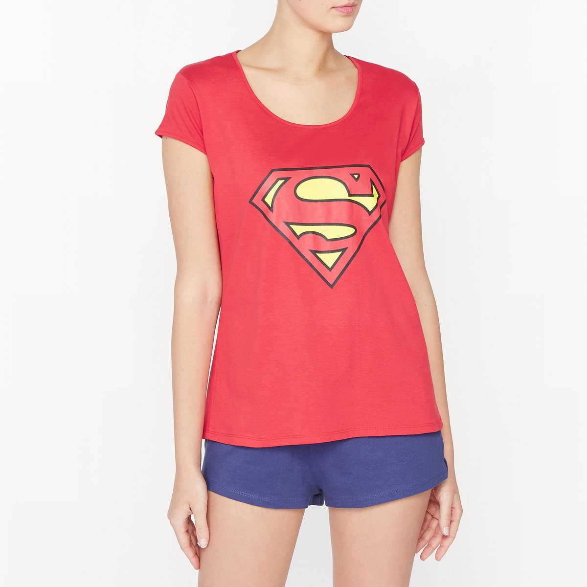 

Пижама с шортами из хлопка Superman