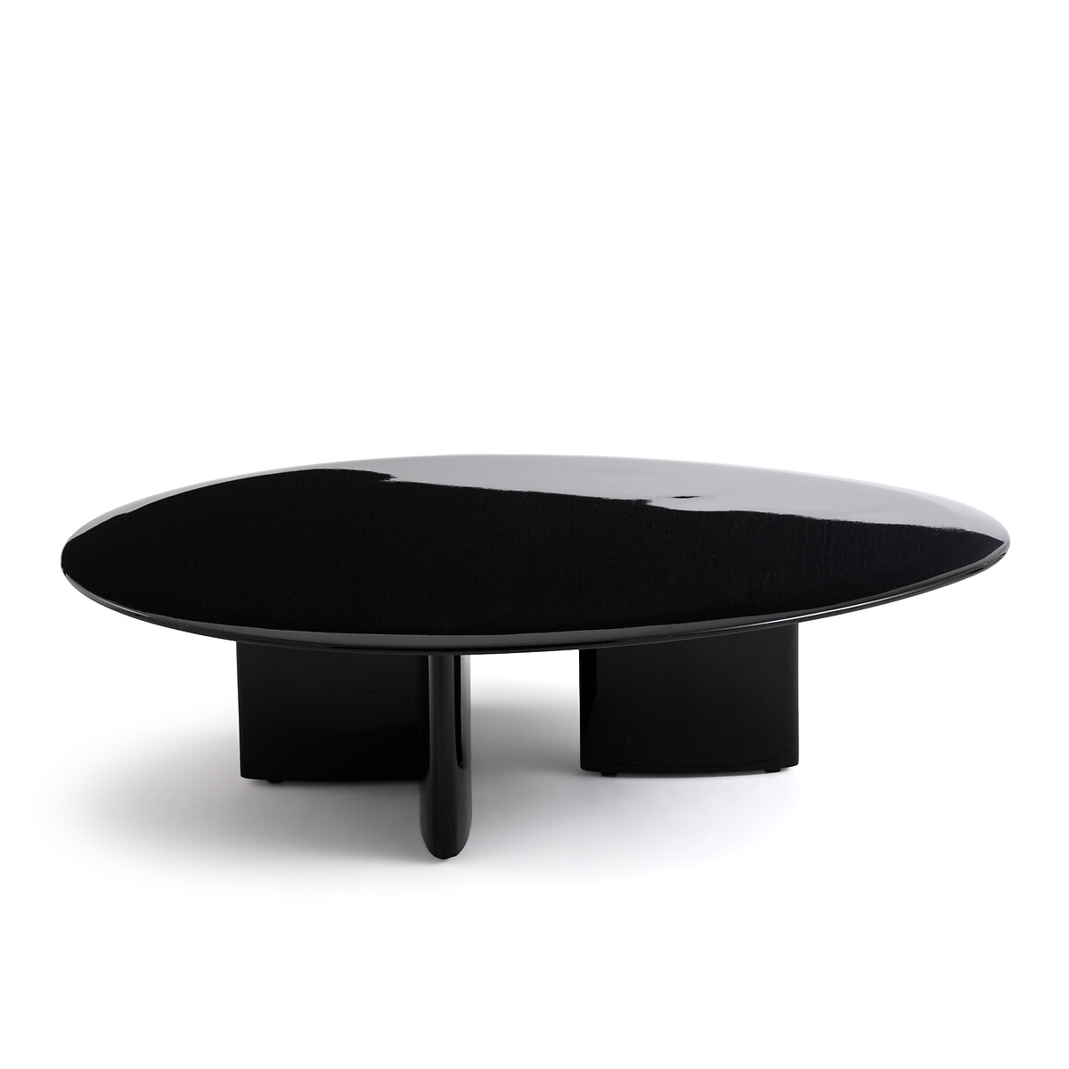 Стол журнальный лакированный Laki единый размер черный стол журнальный металлический hiba единый размер черный