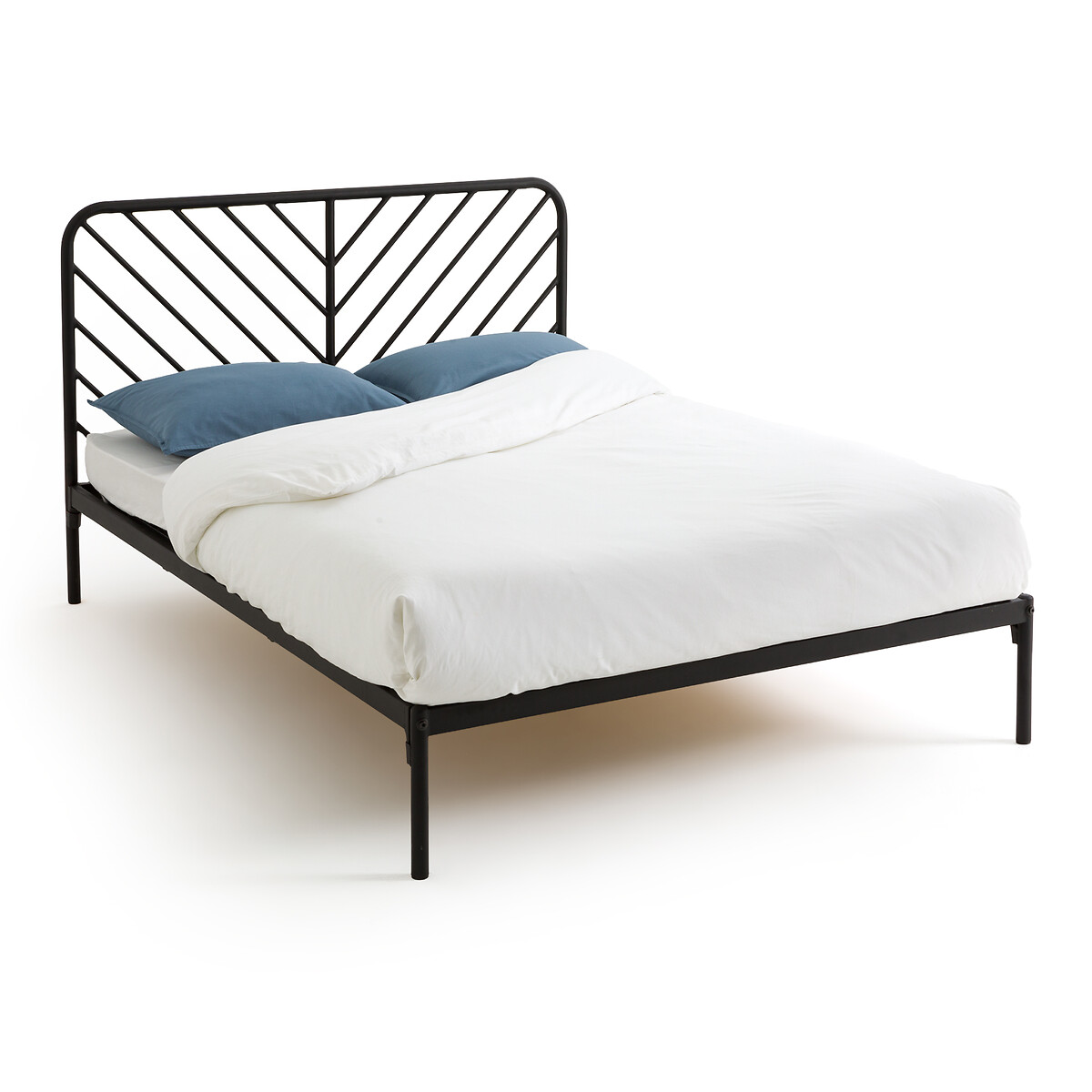 Кровать Из металла Anda 140 x 190 см черный