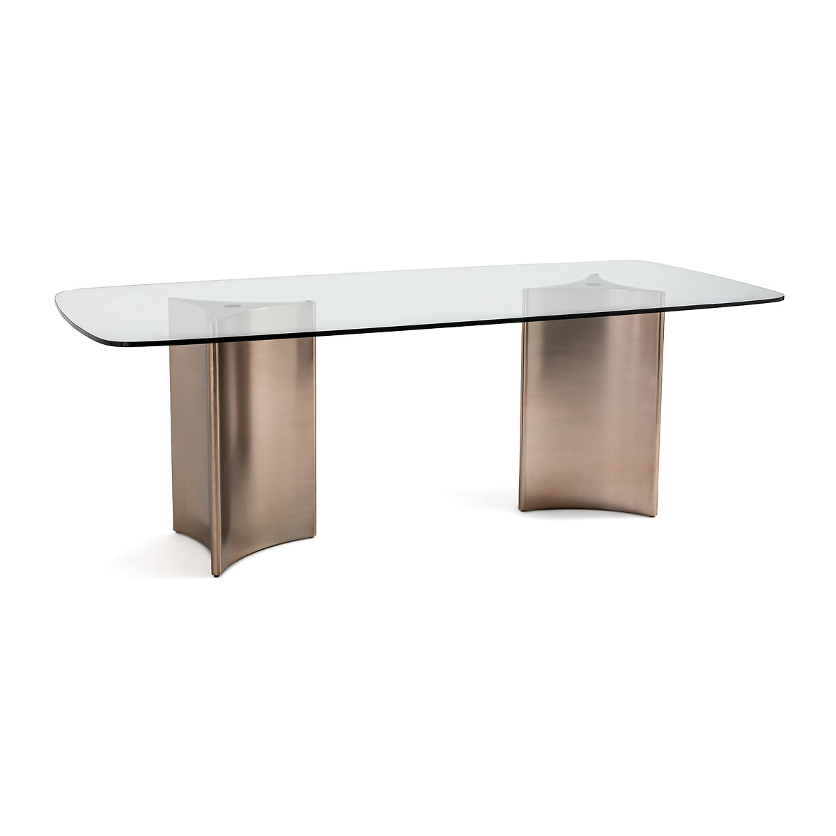 Стол из металластекла на 8 персон Atizar на 8 персон каштановый стол из мрамора buondi дизайн э галлины на 8 персон белый