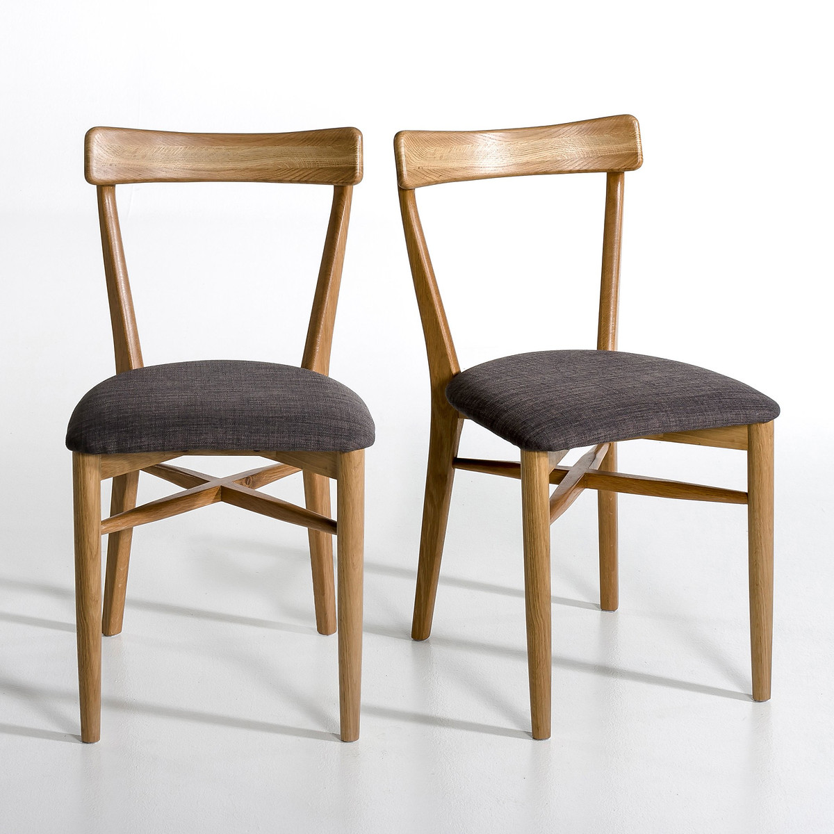 Комплект из 2 стульев, Bree La Redoute единый размер бежевый