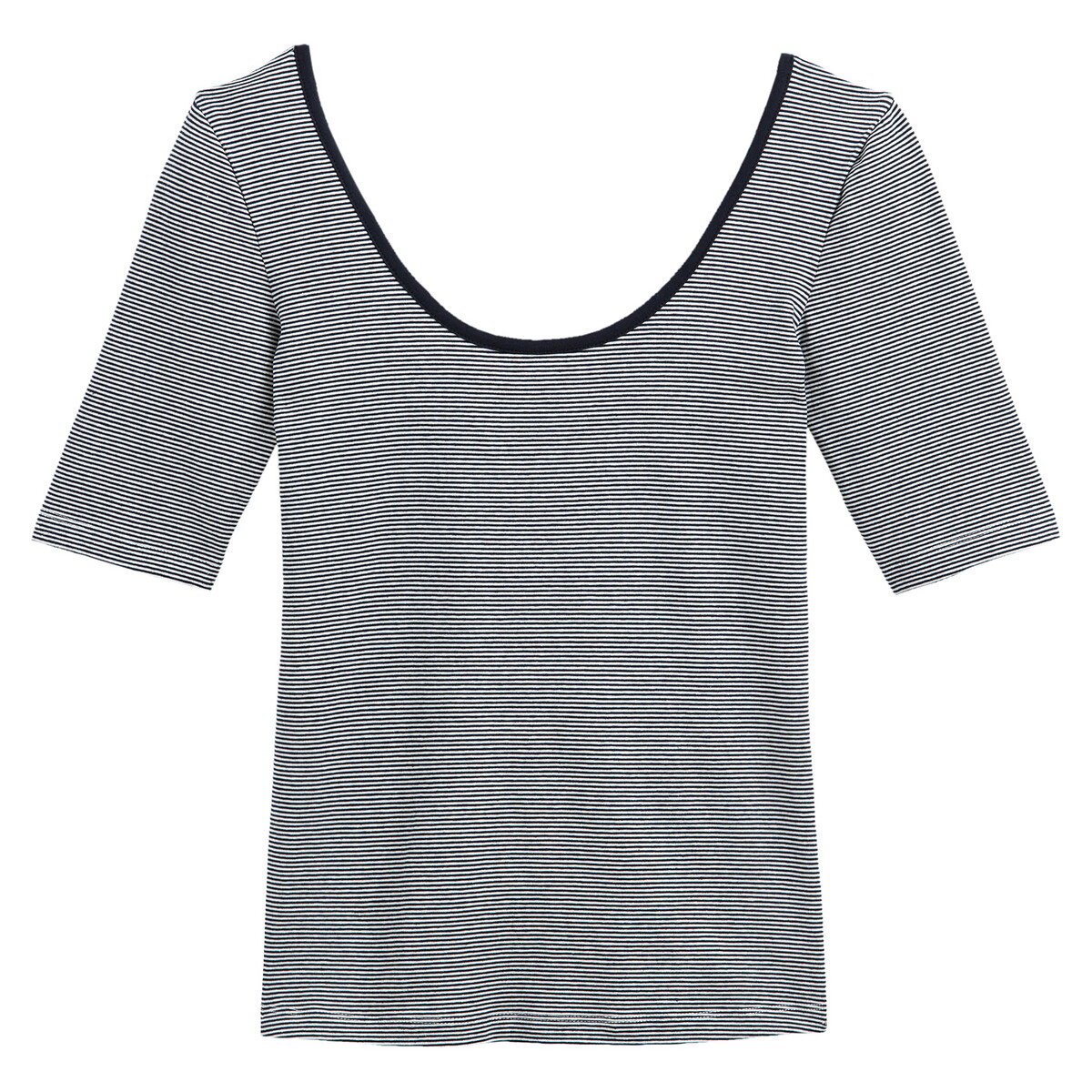 T-shirt encolure ronde manches courtes