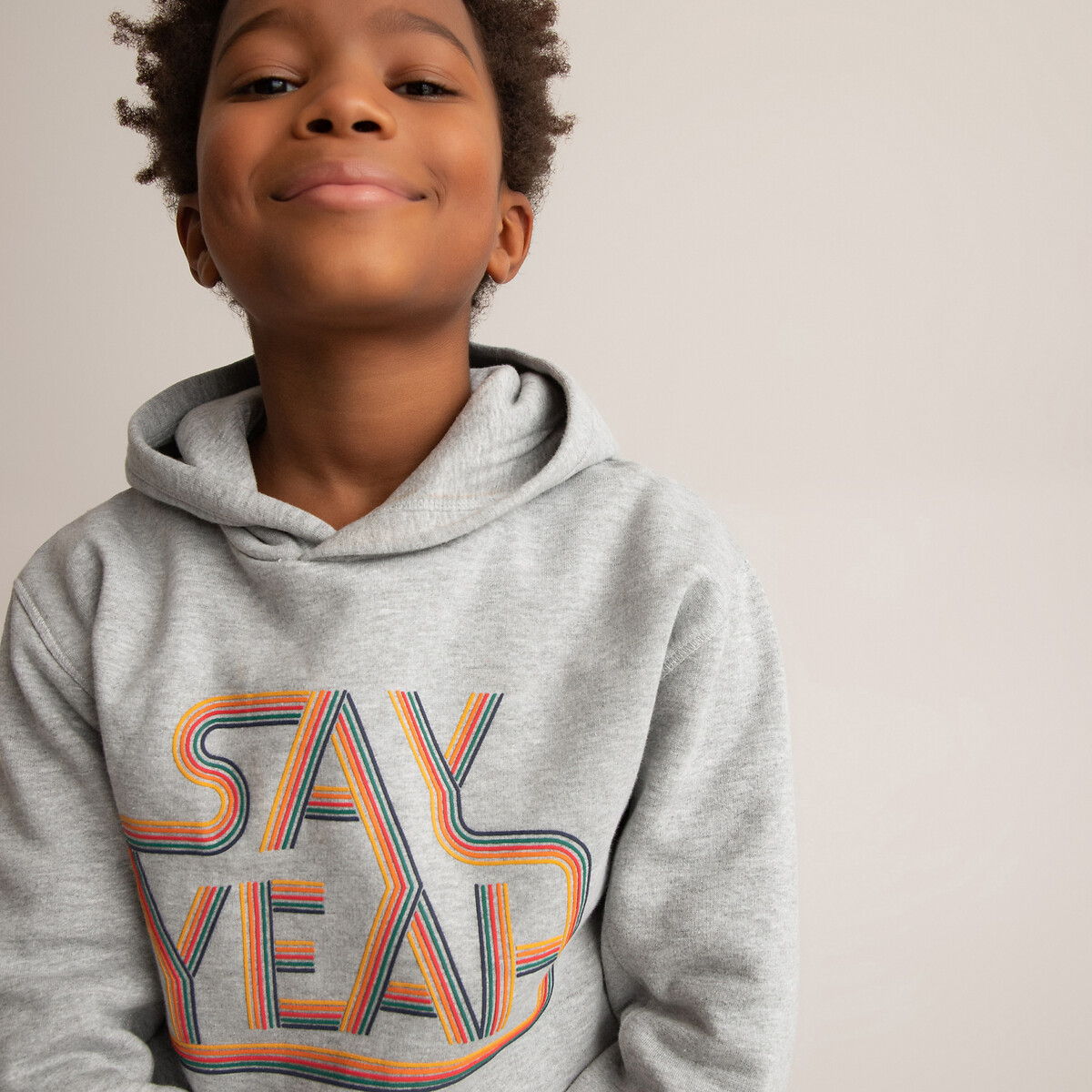 

Свитшот LA REDOUTE COLLECTIONS, Серый, С капюшоном с рисунком 3-14 лет 8 лет - 126 см серый