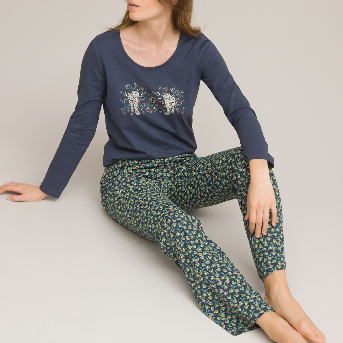 

Пижама LA REDOUTE COLLECTIONS, Другие, Из трикотажа с длинными рукавами 38/40 (FR) - 44/46 (RUS) другие