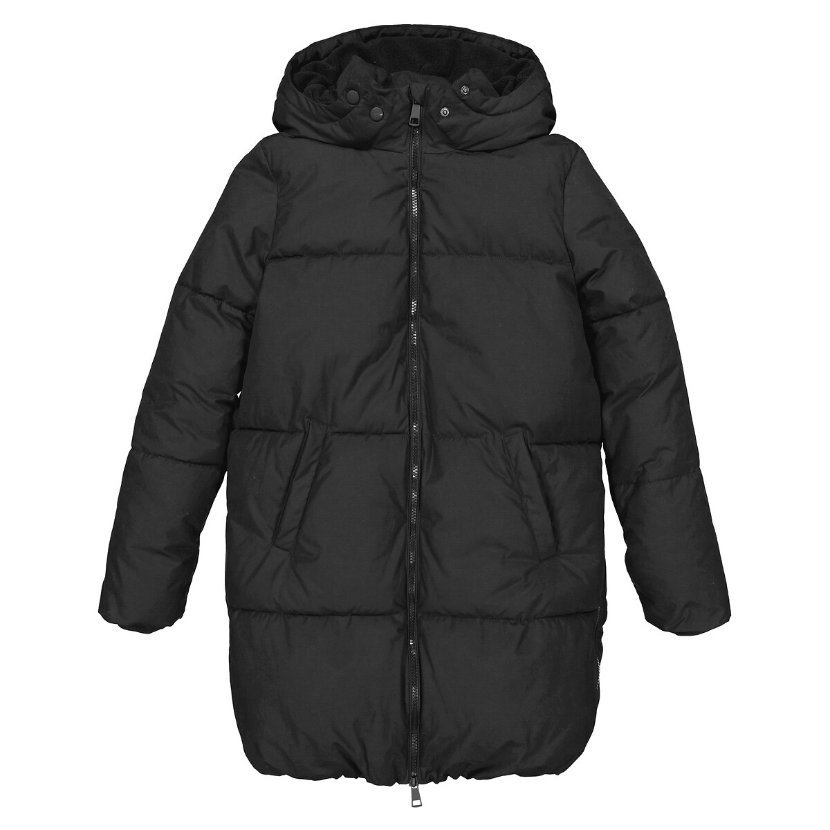 Куртка стеганая длинная  XS черный LaRedoute, размер XS - фото 3