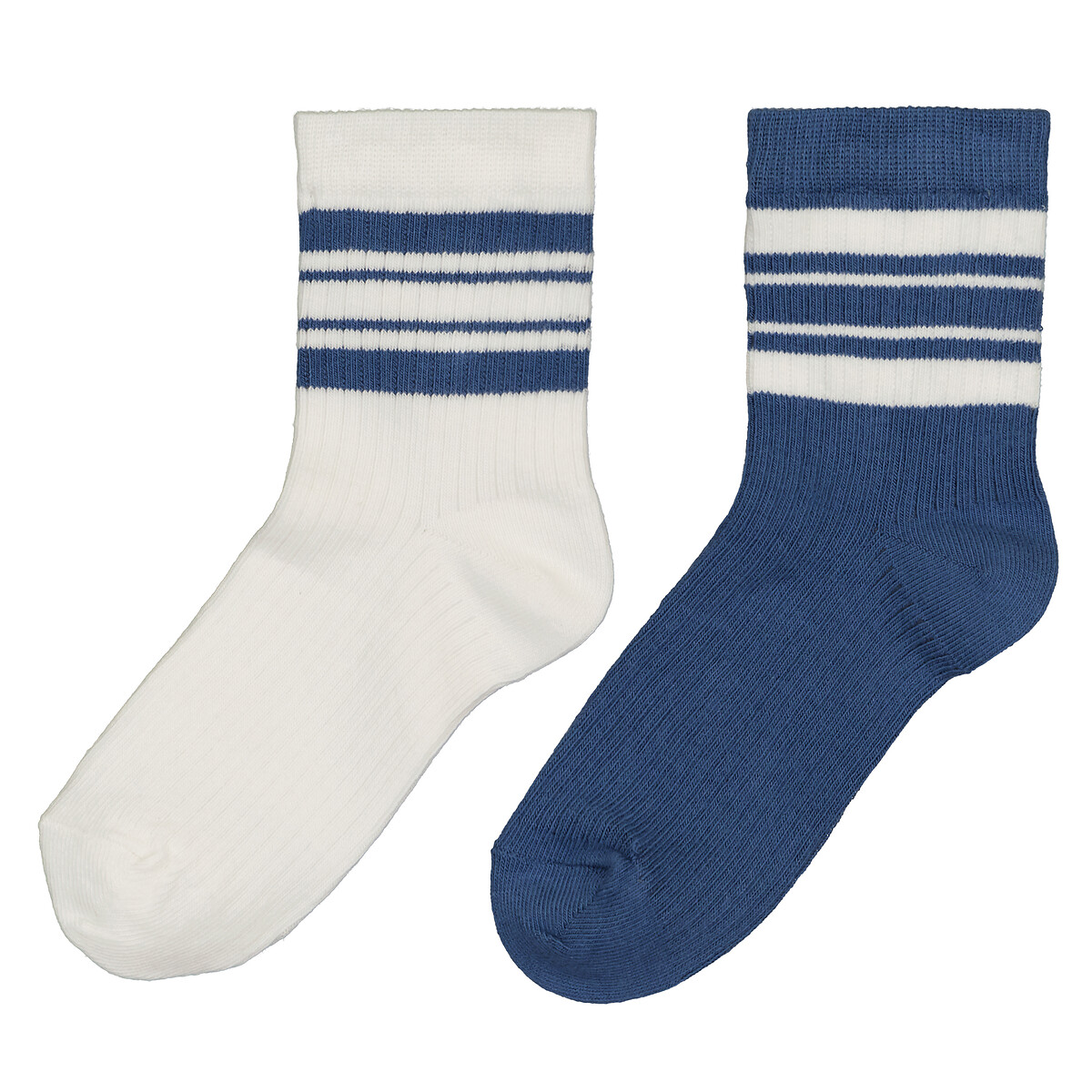 Комплект из двух пар носков LaRedoute синего цвета