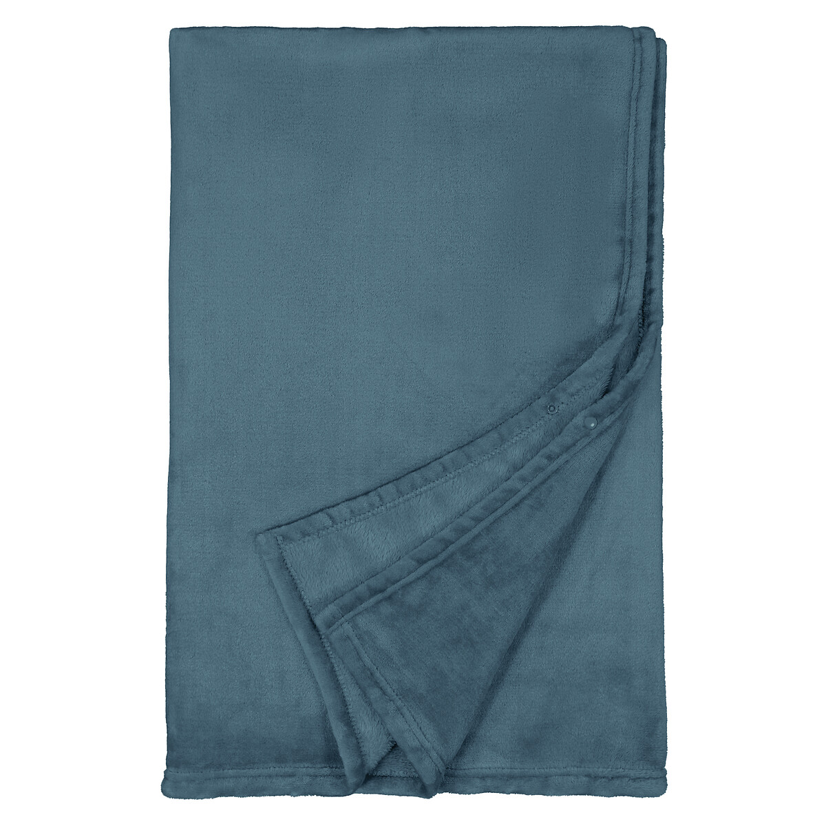 Плед Из флиса с рукавами из переработанного полиэстера Javi 130 x 170 cm синий LaRedoute, размер 130 x 170 cm - фото 4