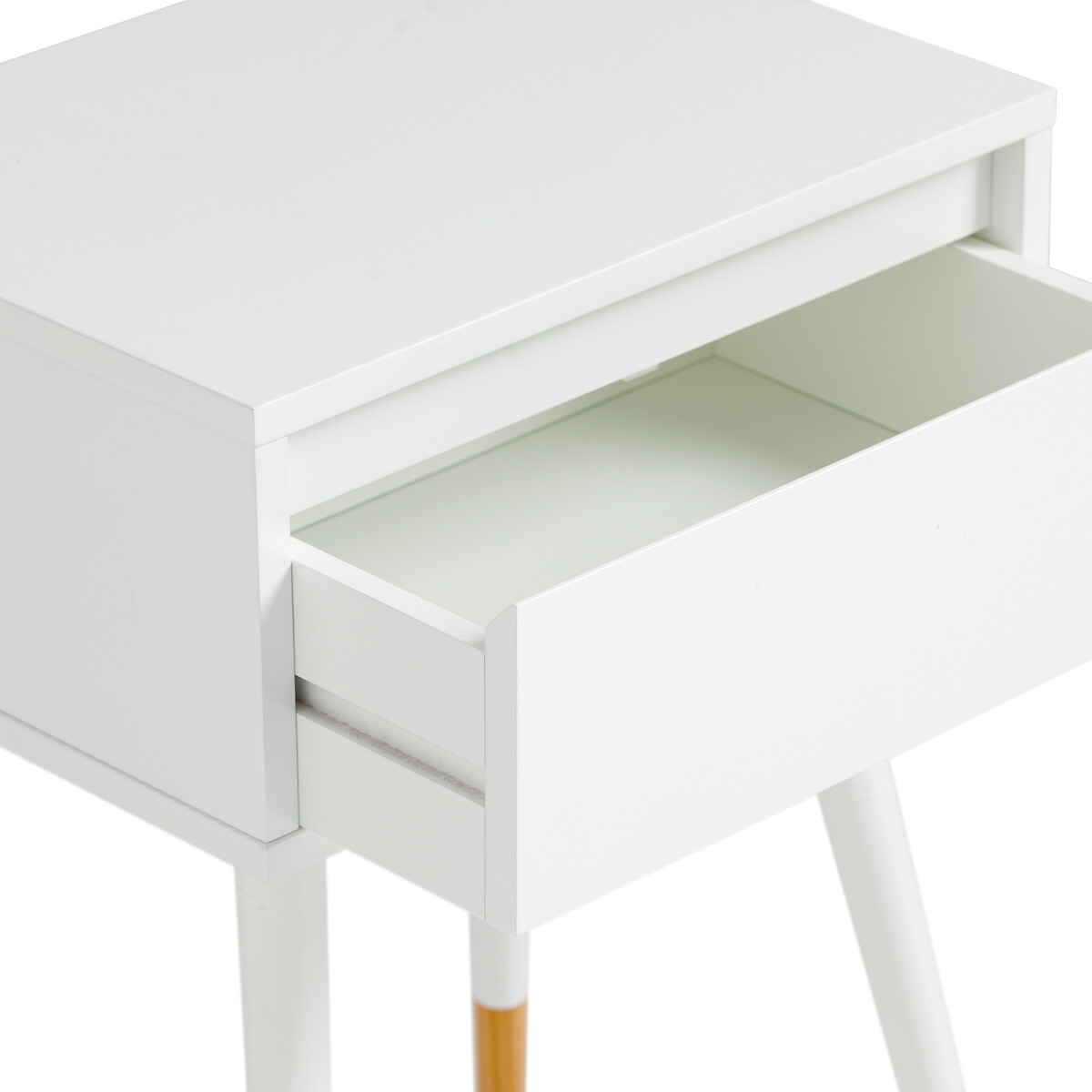 Столик La Redoute Прикроватный с  ящиком JANIK единый размер белый - фото 3