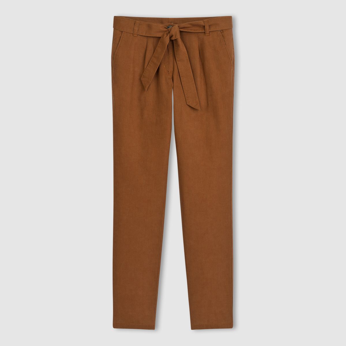 Pantalon 7/8ème lin/coton