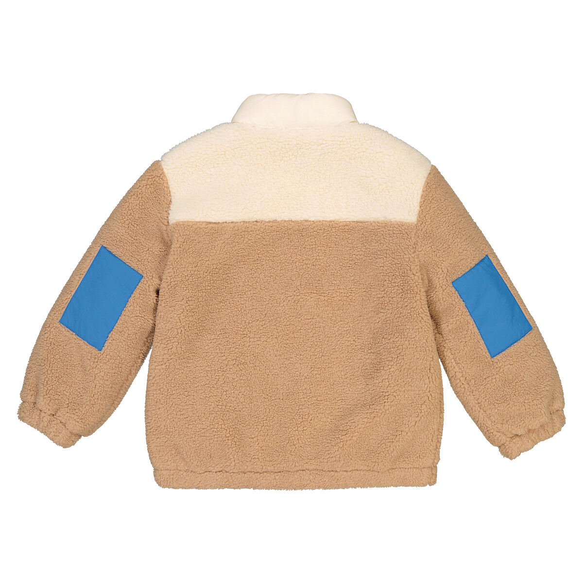 Куртка  с эффектом меха мутона 4 года - 102 см бежевый LaRedoute, размер 4 года - 102 см - фото 4