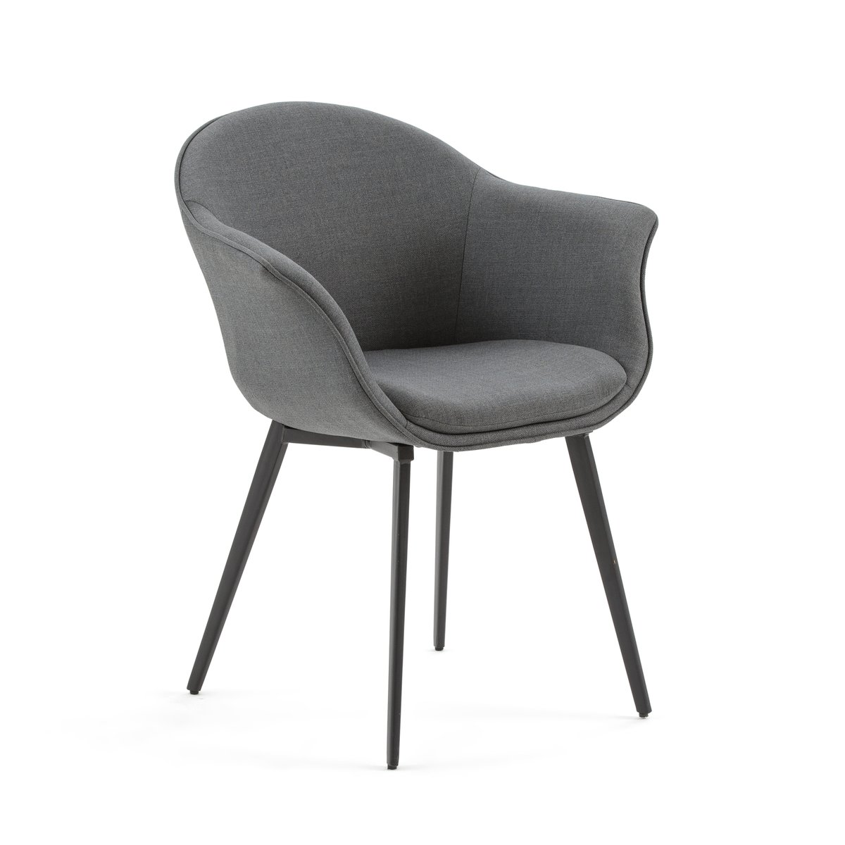 Кресло обеденное с подлокотниками Quilda единый размер серый винтажное офисное кресло quilda единый размер серый