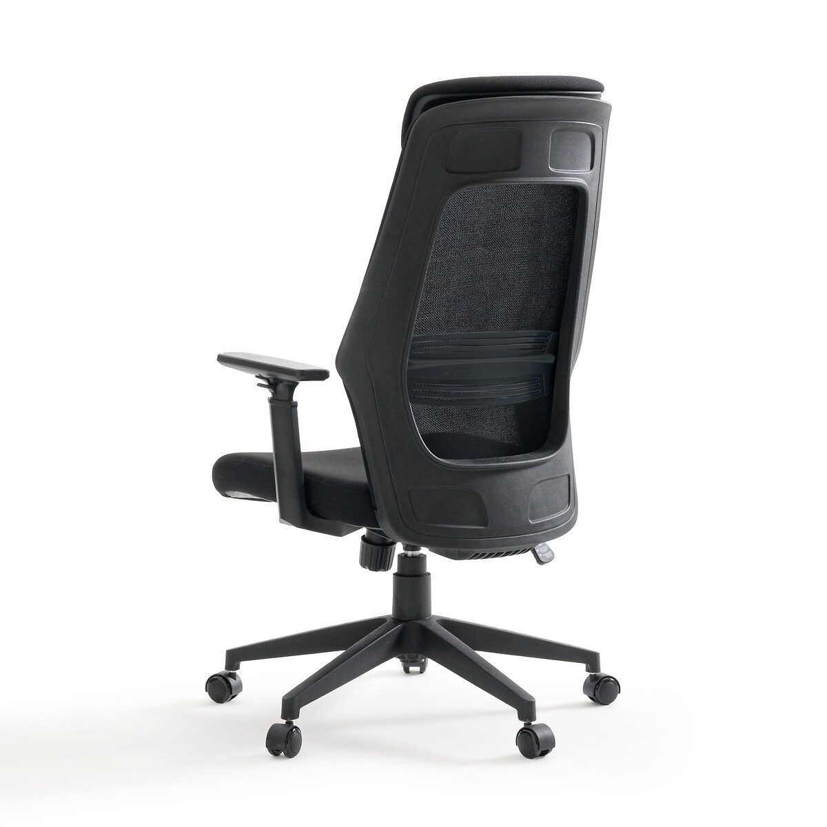 Кресло LA REDOUTE INTERIEURS Офисное на колесиках  Azzo единый размер черный - фото 3