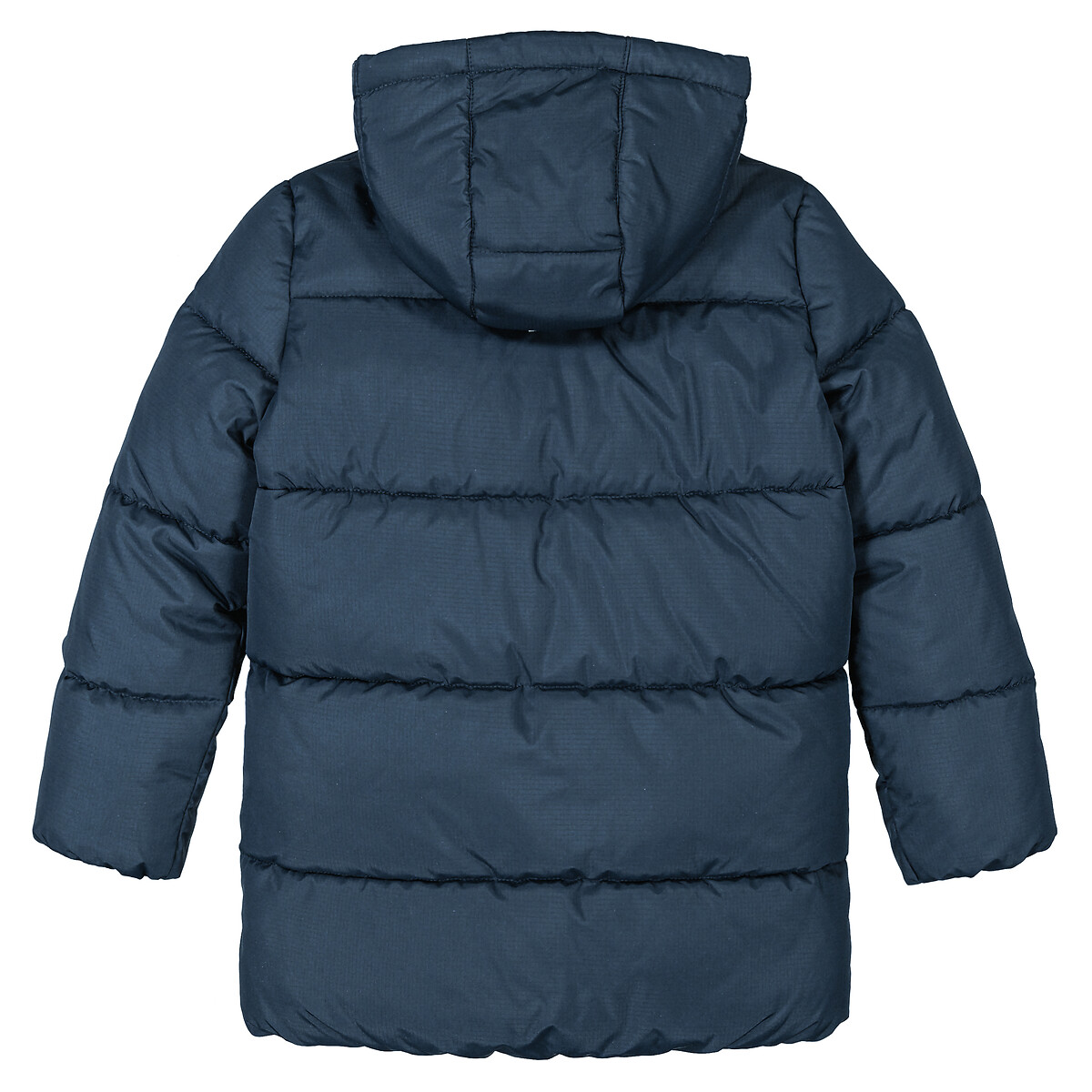 Куртка Стеганая длинная утепленная  с капюшоном 5 лет - 108 см синий LaRedoute, размер 5 лет - 108 см - фото 5